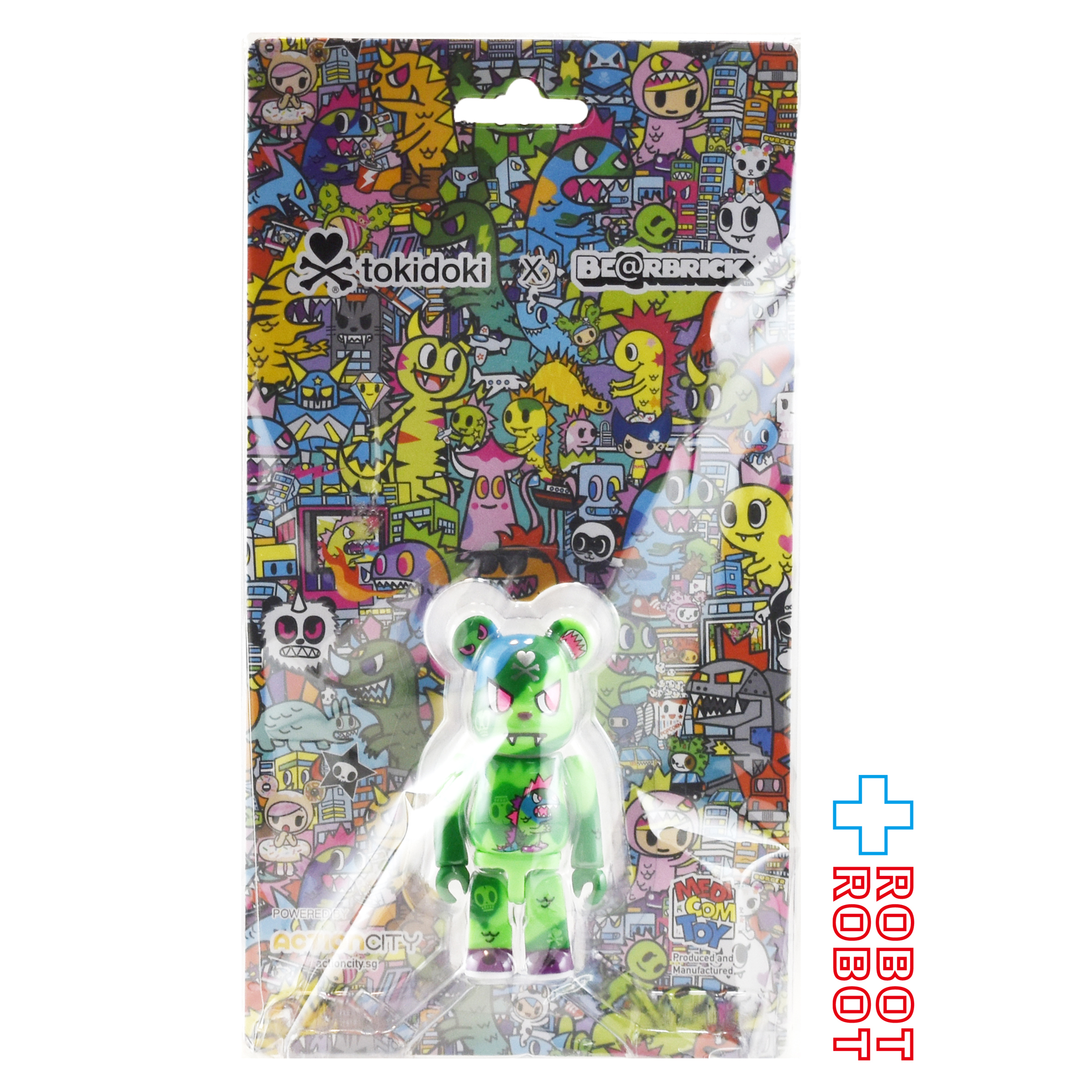 メディコム ベアブリック BE@RBRICK 100% TOKIDOKI 怪獣 緑 未開封 ４号店商品 入荷写真