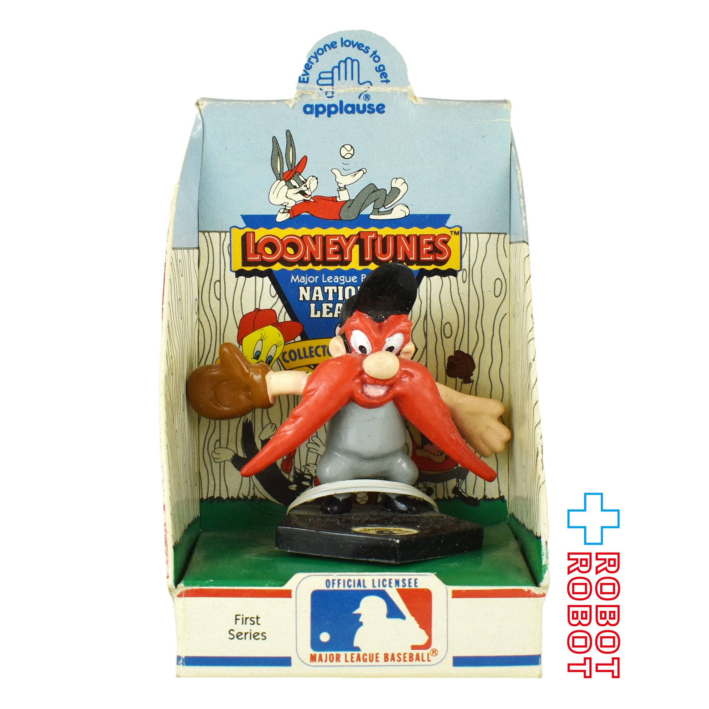 アプローズ社 ルーニー・テューンズ MLB ナショナルリーグ ヨセミテ・サム（ピッツバーグ・パイレーツ） PVCフィギュア 1990 箱付き 入荷写真