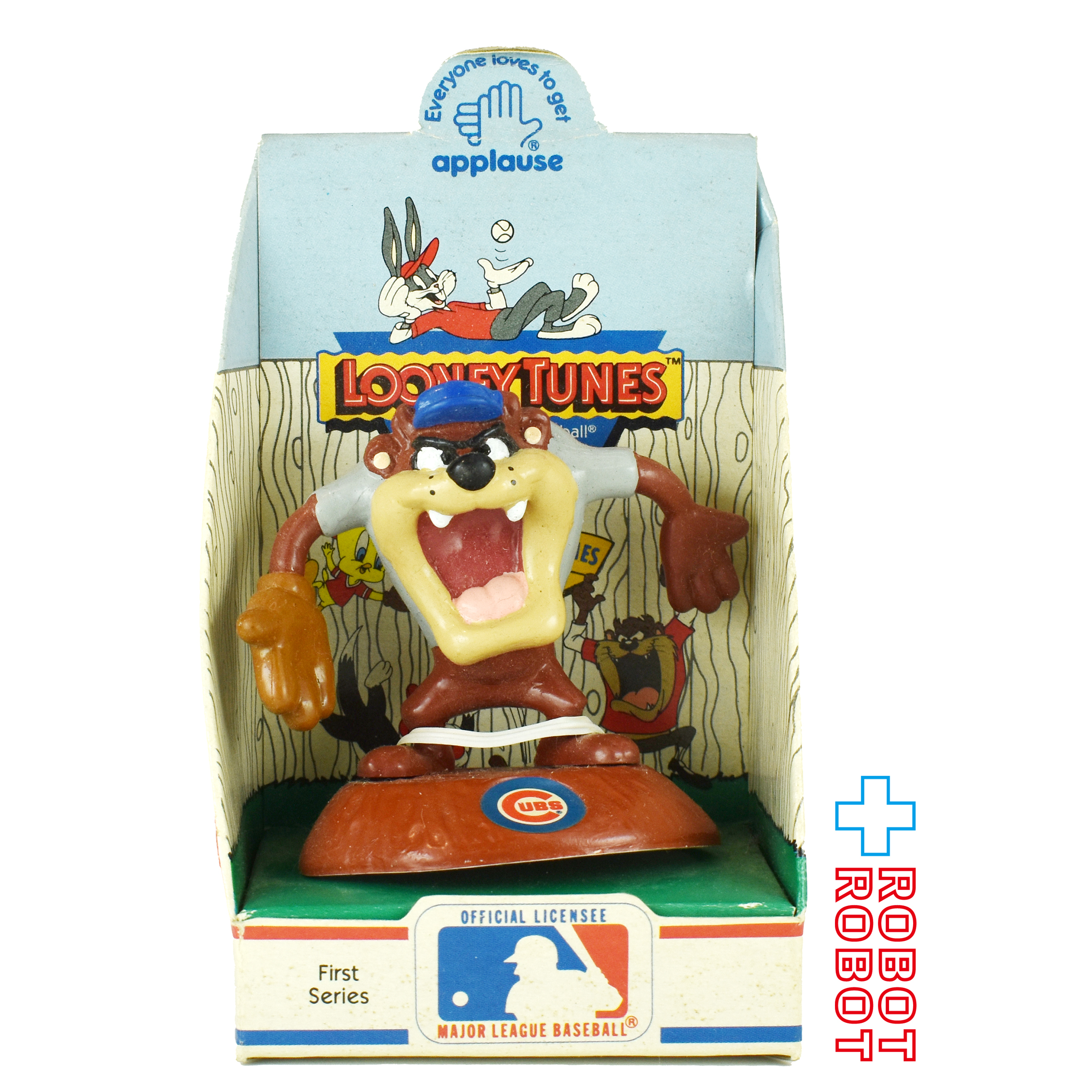 アプローズ社 ルーニー・テューンズ MLB ナショナルリーグ タズマニアン・デビル（シカゴ・カブス） PVCフィギュア 1990 箱付き 入荷写真