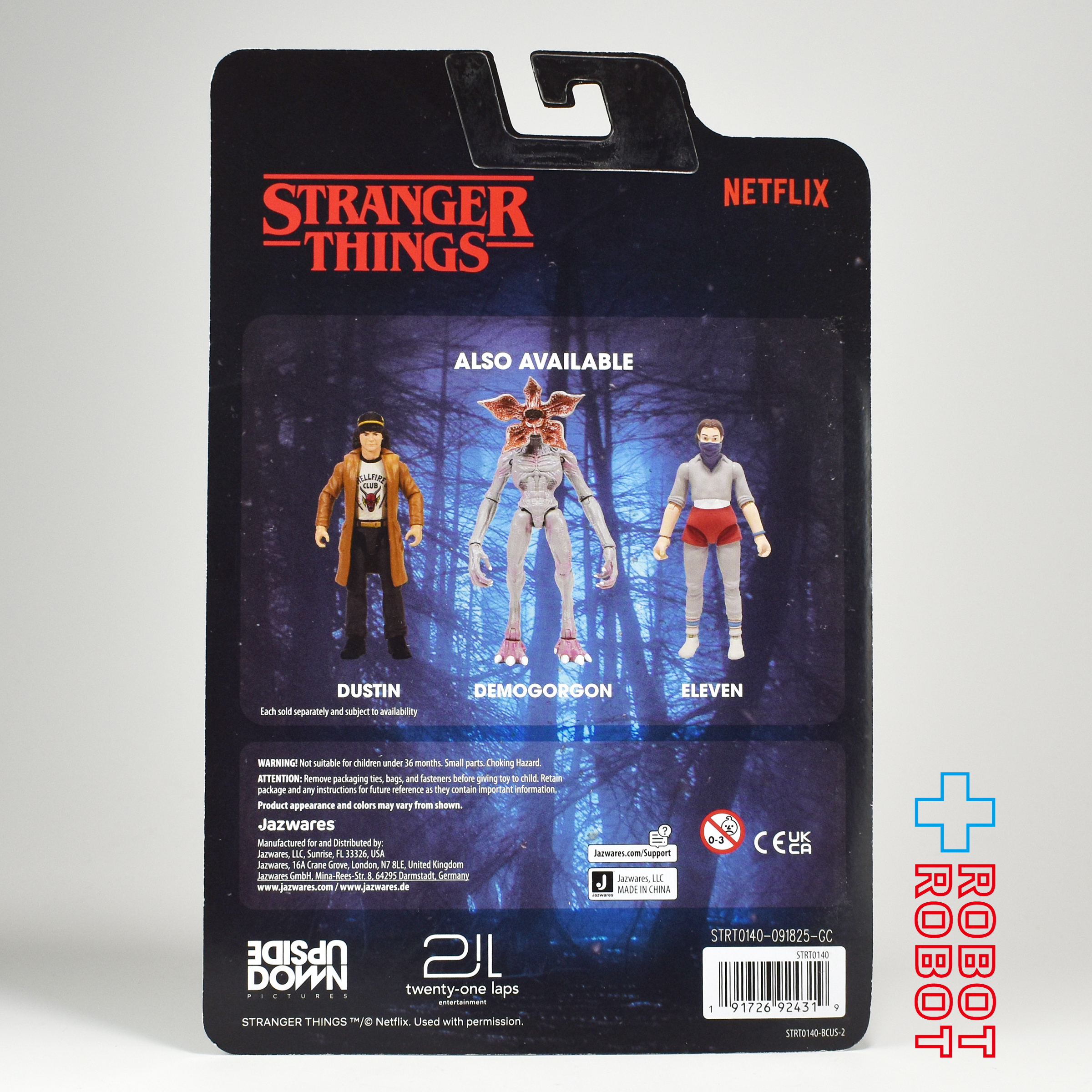 ジャズウェア ストレンジャー・シングス ワールド オブ ストレンジャー・シングス スケール ハント & バトル マイク 4インチ アクションフィギュア 未開封 入荷写真