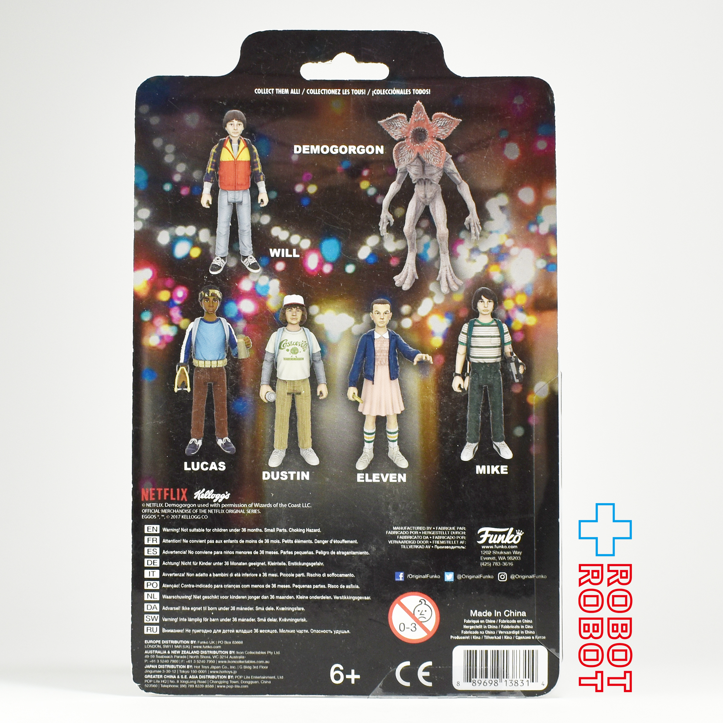 ファンコ ストレンジャー・シングス 未知の世界 イレブン チェイス 3.75 アクションフィギュア 未開封 入荷写真
