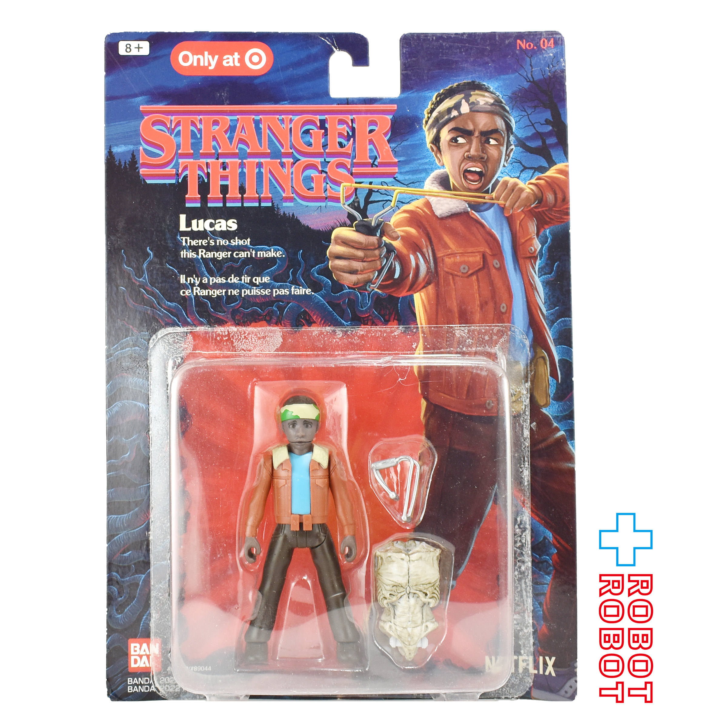 ストレンジャー・シングス 未知の世界 ルーカス USバンダイ 4インチ フィーチャーフィギュア ターゲット限定 開封箱入 入荷写真