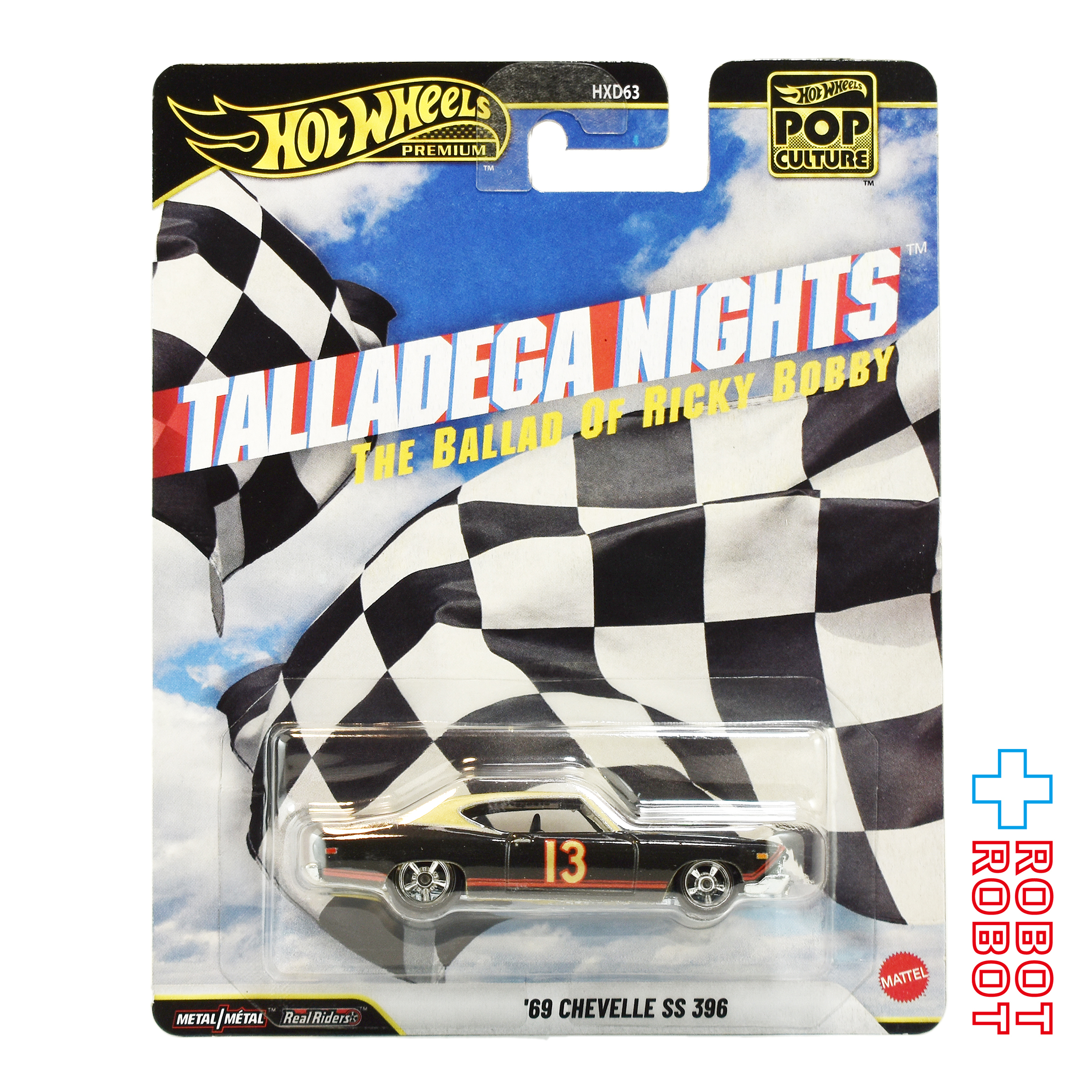 ホットウィール ポップカルチャー 2026 タラデガ・ナイト オーバルの狼 '69 シェベル SS 396 ダイキャスト ミニカー 国内版 未開封 入荷写真