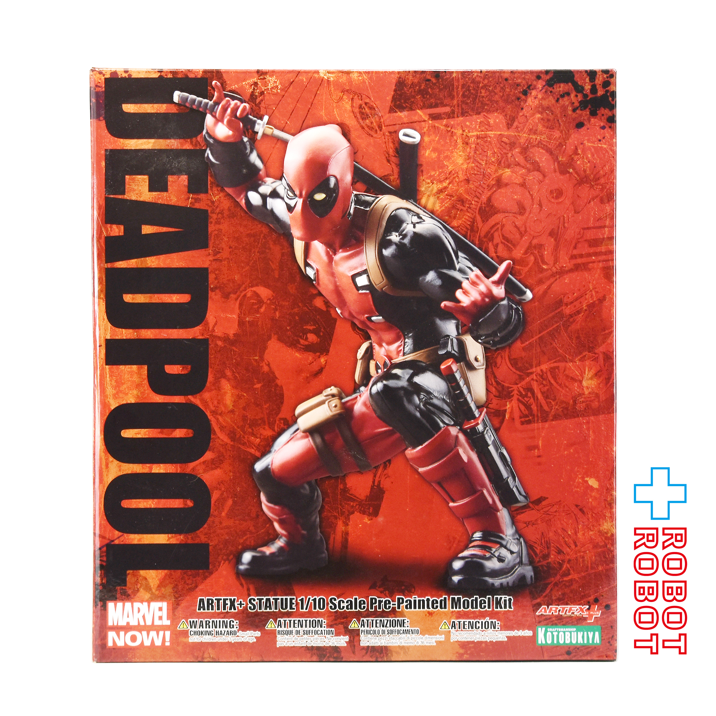 コトブキヤ ARTFX+ マーベル・ナウ デッドプール 1/10 塗装済み モデルキット スタチュー フィギュア 開封箱入 入荷写真