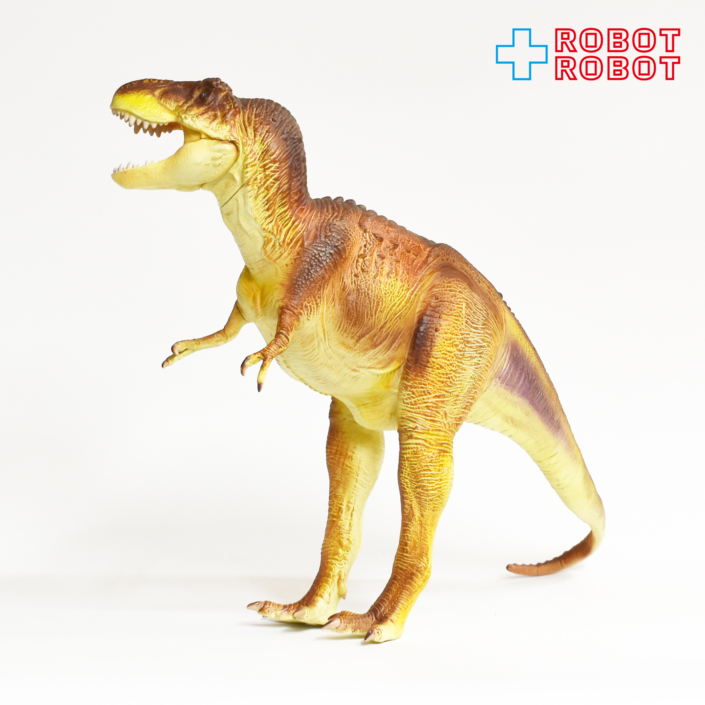 海洋堂 ダイノテイルズコレクション 1/20スケール ティラノサウルス (ブラウンカラー) ソフビフィギュア 入荷写真