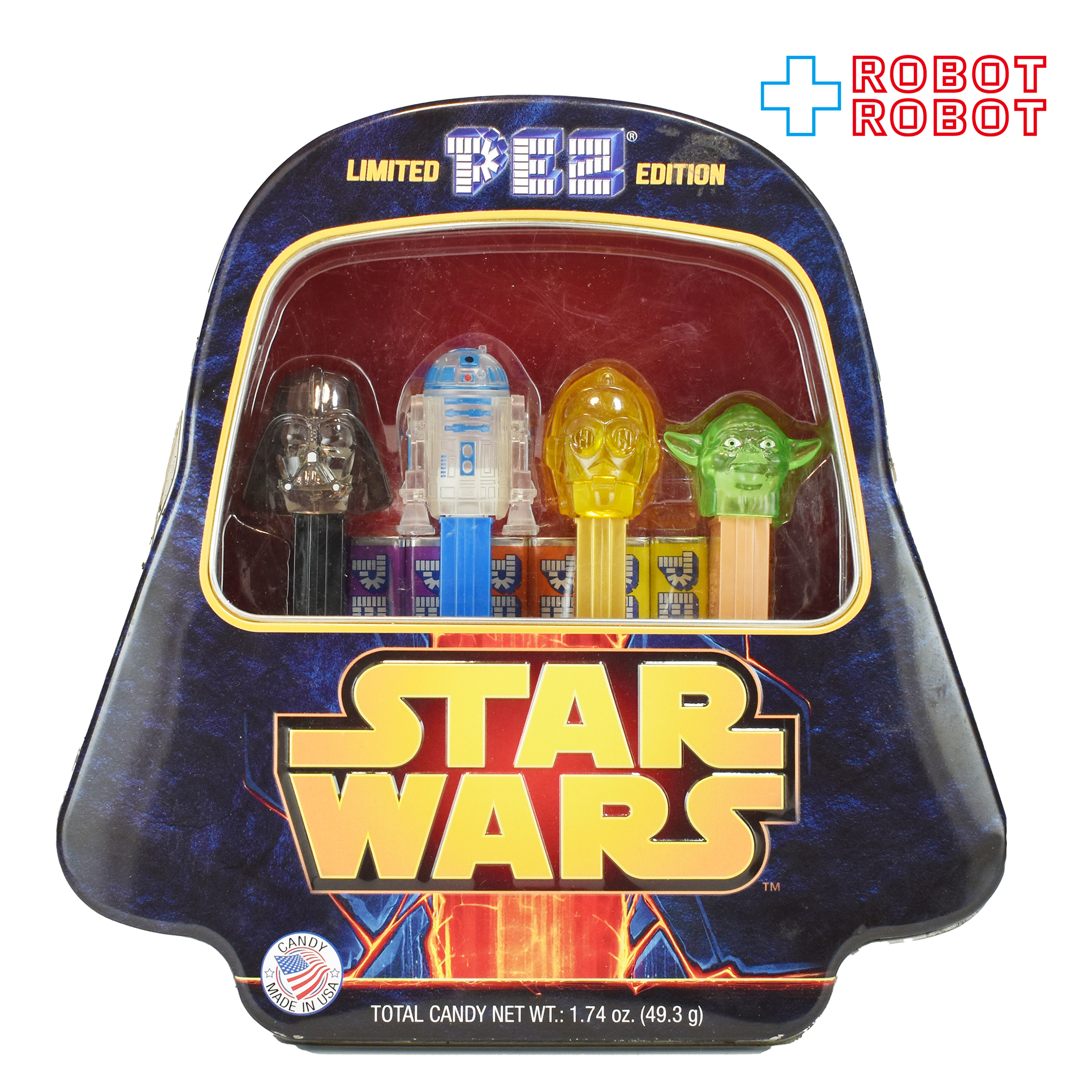 PEZ スター・ウォーズ クリア版 4本入り 限定 缶ケース 未開封 入荷写真