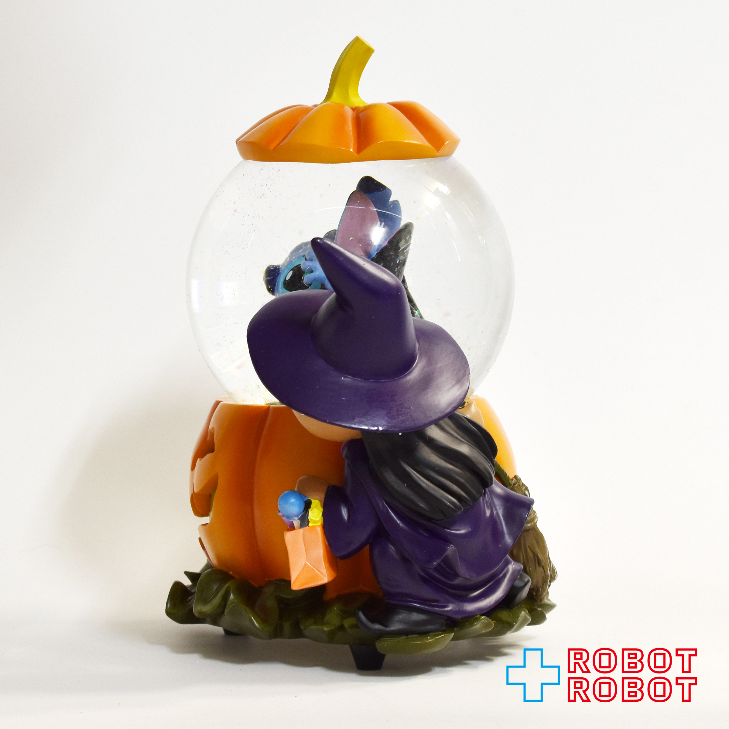 不可動：ディズニーオークションズ リロ & スティッチ ハロウィン スノーグローブ 箱入 入荷写真