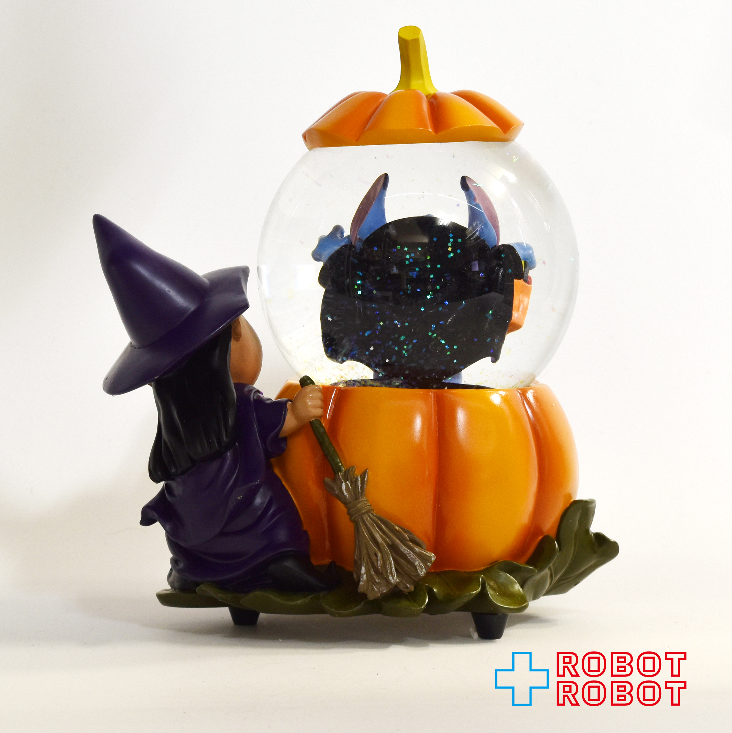 不可動：ディズニーオークションズ リロ & スティッチ ハロウィン スノーグローブ 箱入 入荷写真