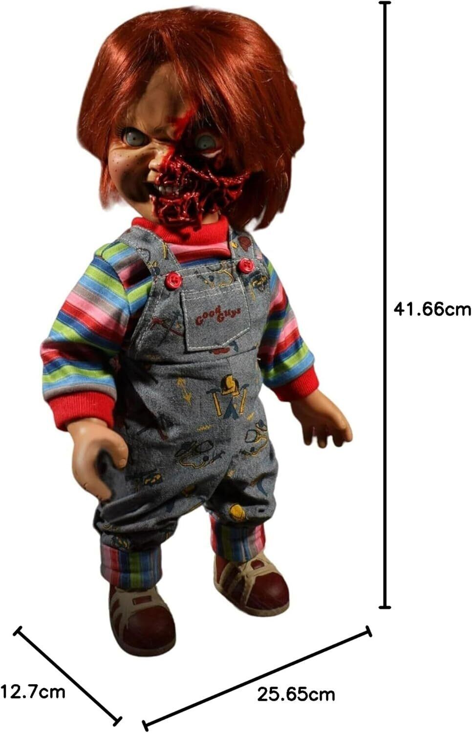 メズコ チャイルド・プレイ 3 ピザフェイスチャッキー 15インチ トーキング メガスケール フィギュア 未開封 入荷写真
