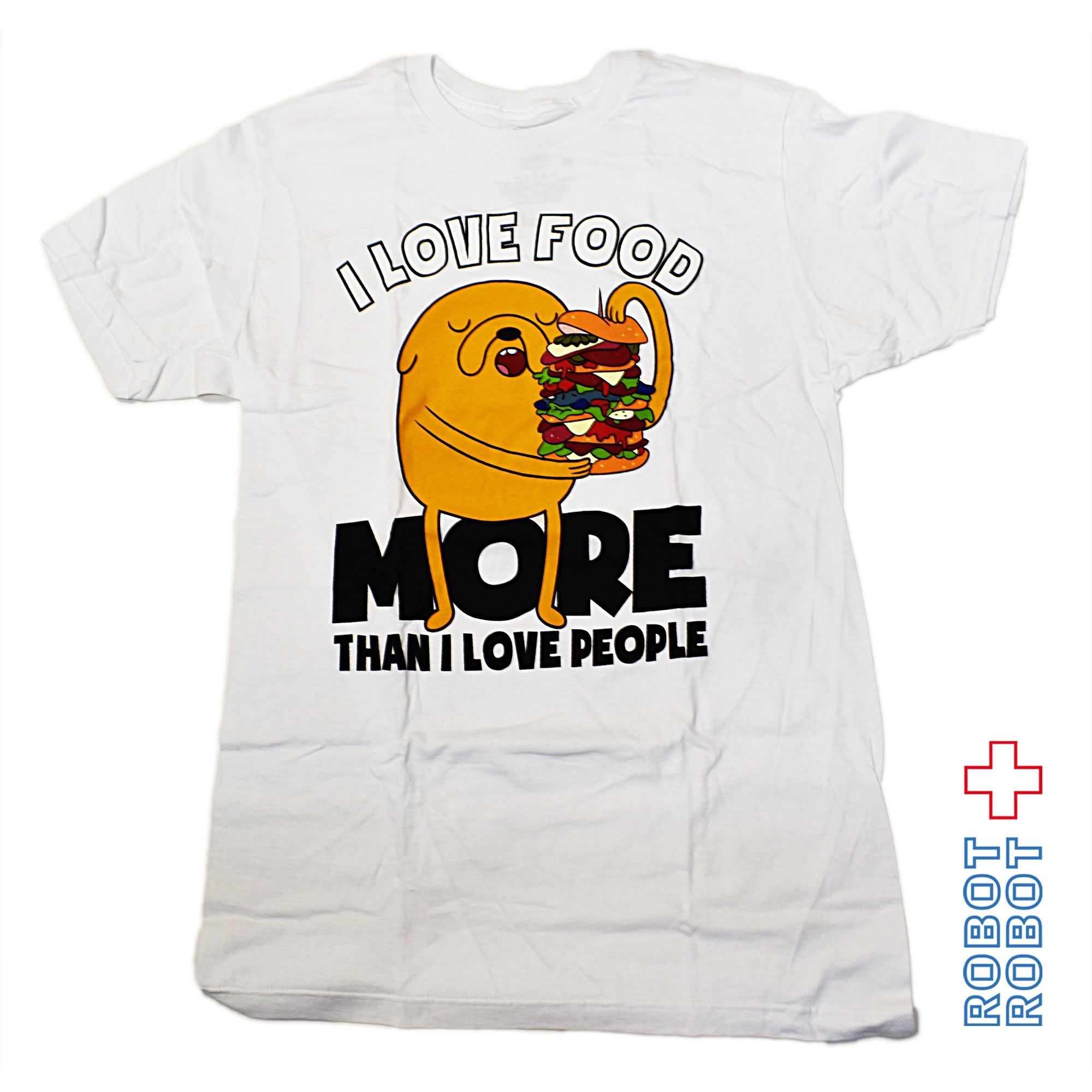 Tシャツ アドベンチャータイム ジェイク アイ ラブ フード 入荷写真