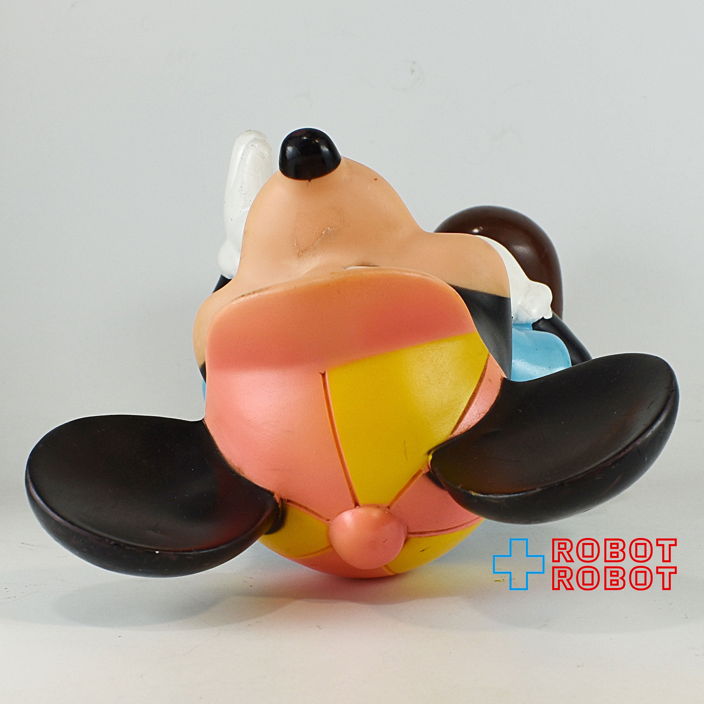 中嶋製作所 ディズニー ミッキーマウス ソフビフィギュア 水色シャツ黄色ズボン 23センチ メイドインジャパン 入荷写真