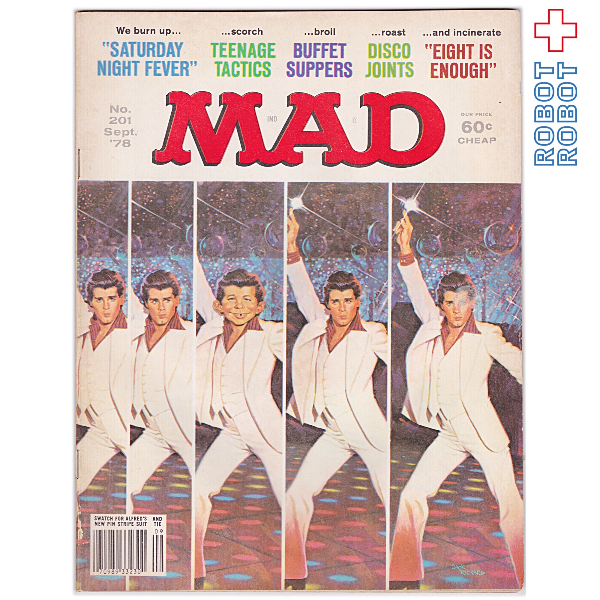 MAD MAGAZINE マッドマガジン no.201 サタデー・ナイト・フィーバー September 1978 入荷写真