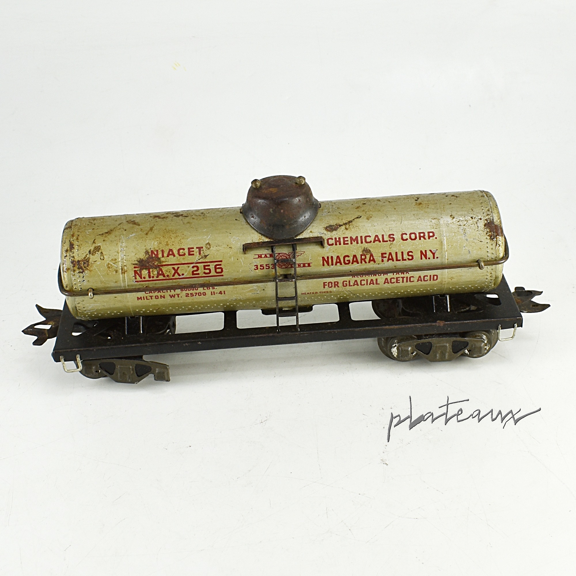 Marx 鉄道模型 NIACET NIAX 255 ナイアガラ タンカー貨車 入荷写真