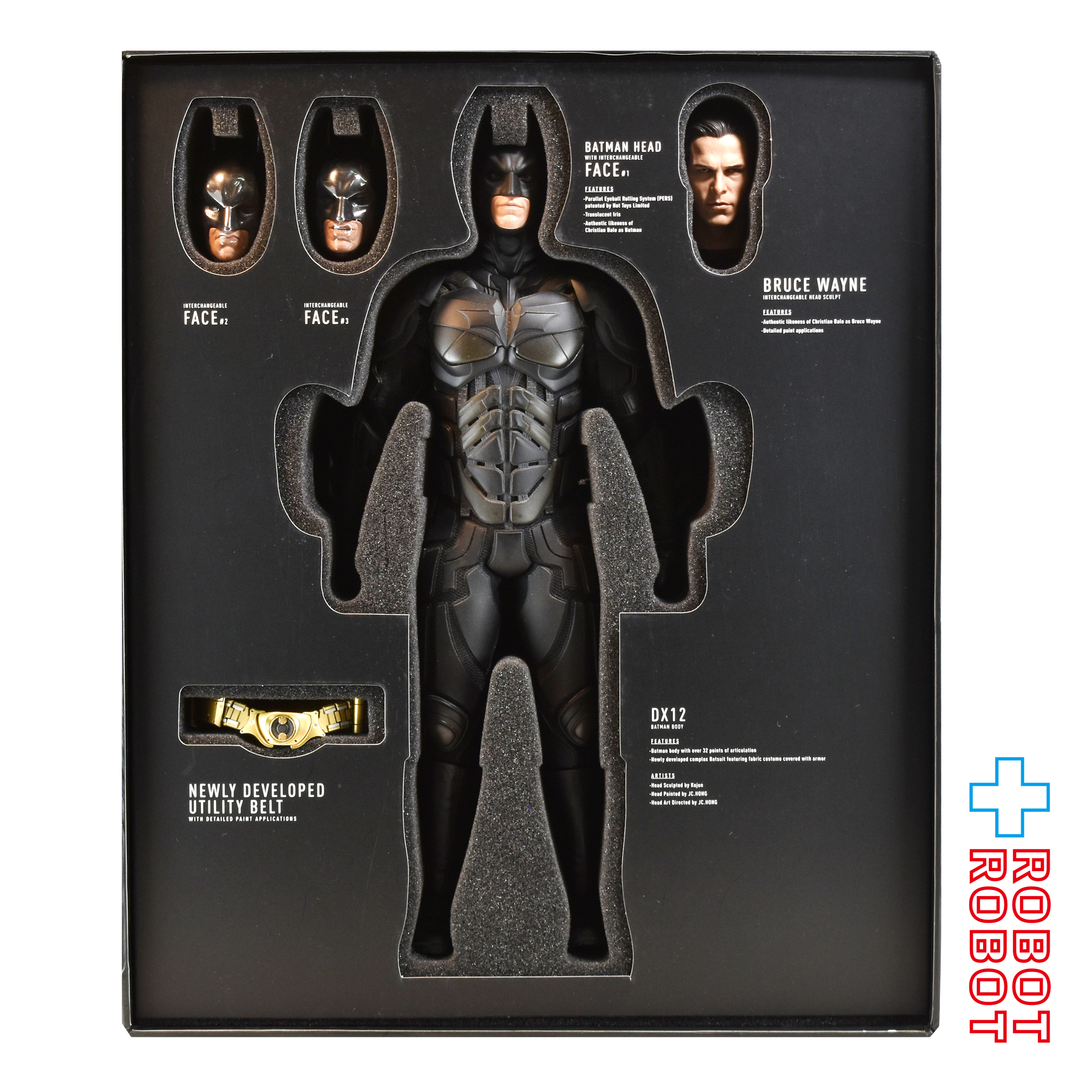 ホットトイズ ムービー・マスターピース DX12 ダークナイト ライジング バットマン 1/6 アクションフィギュア 箱入 入荷写真