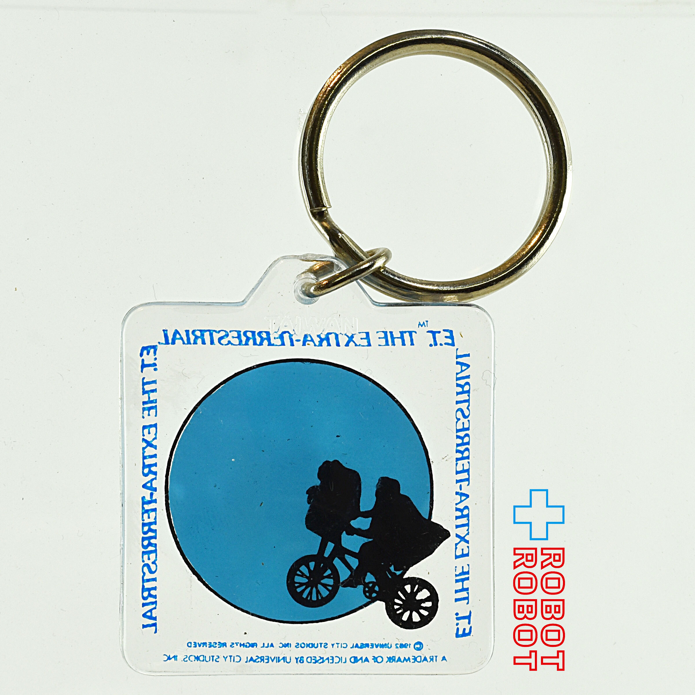 E.T. アクリル キーホルダー 月と自転車 クリア 入荷写真