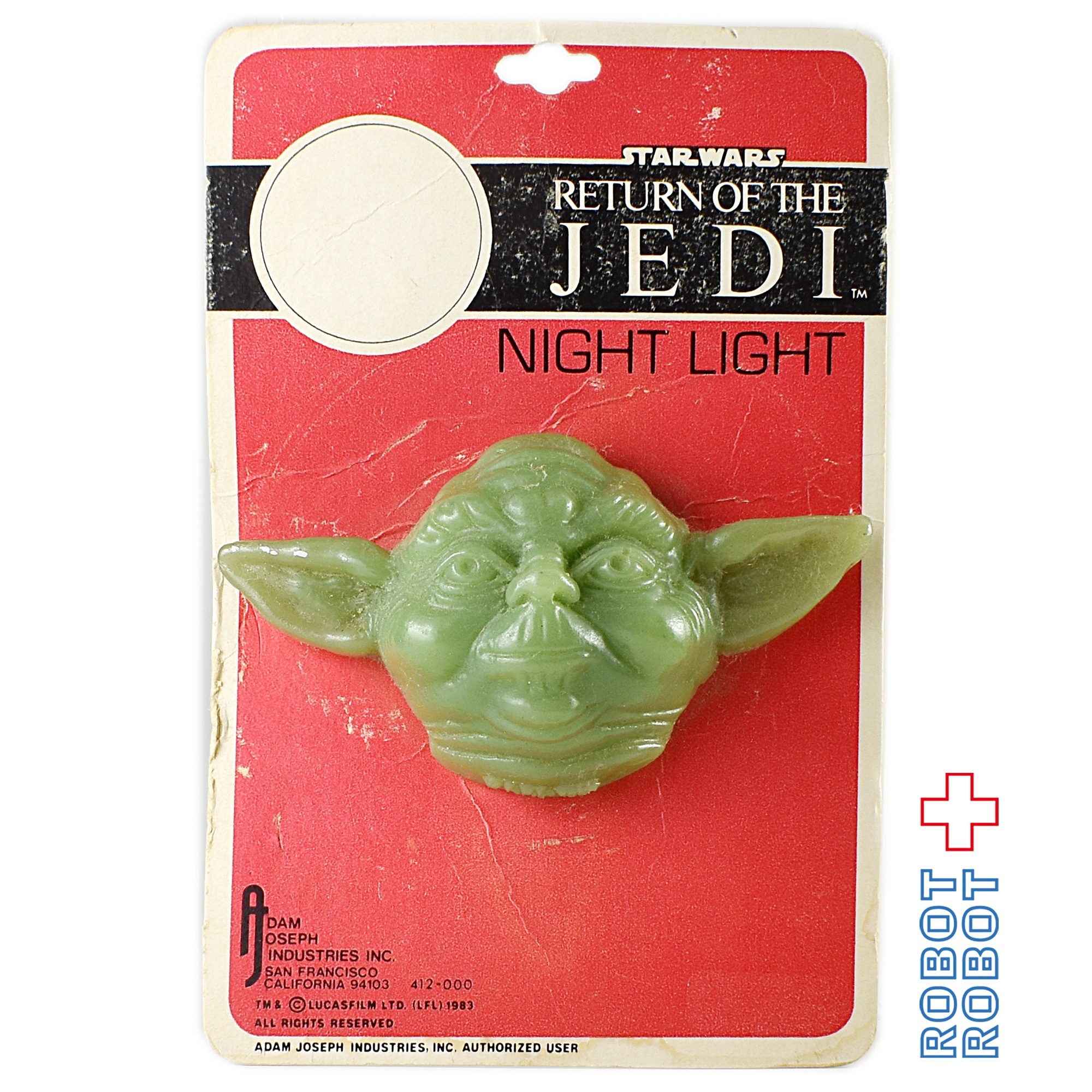 スター・ウォーズ ROTJ ヨーダ ナイトライト 1983 入荷写真