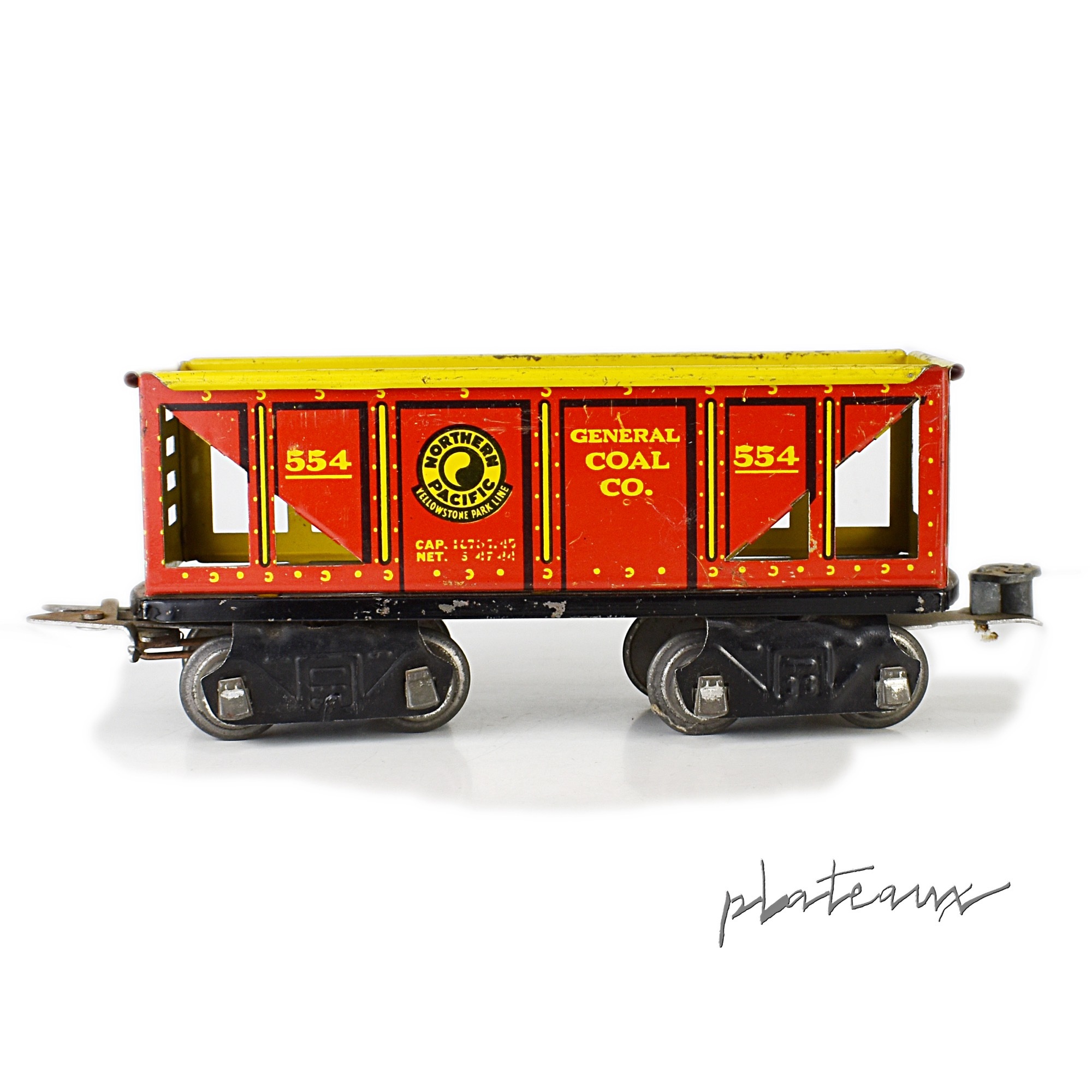 Marx 鉄道模型 CENTRAL COAL CO 554 石炭貨車 入荷写真
