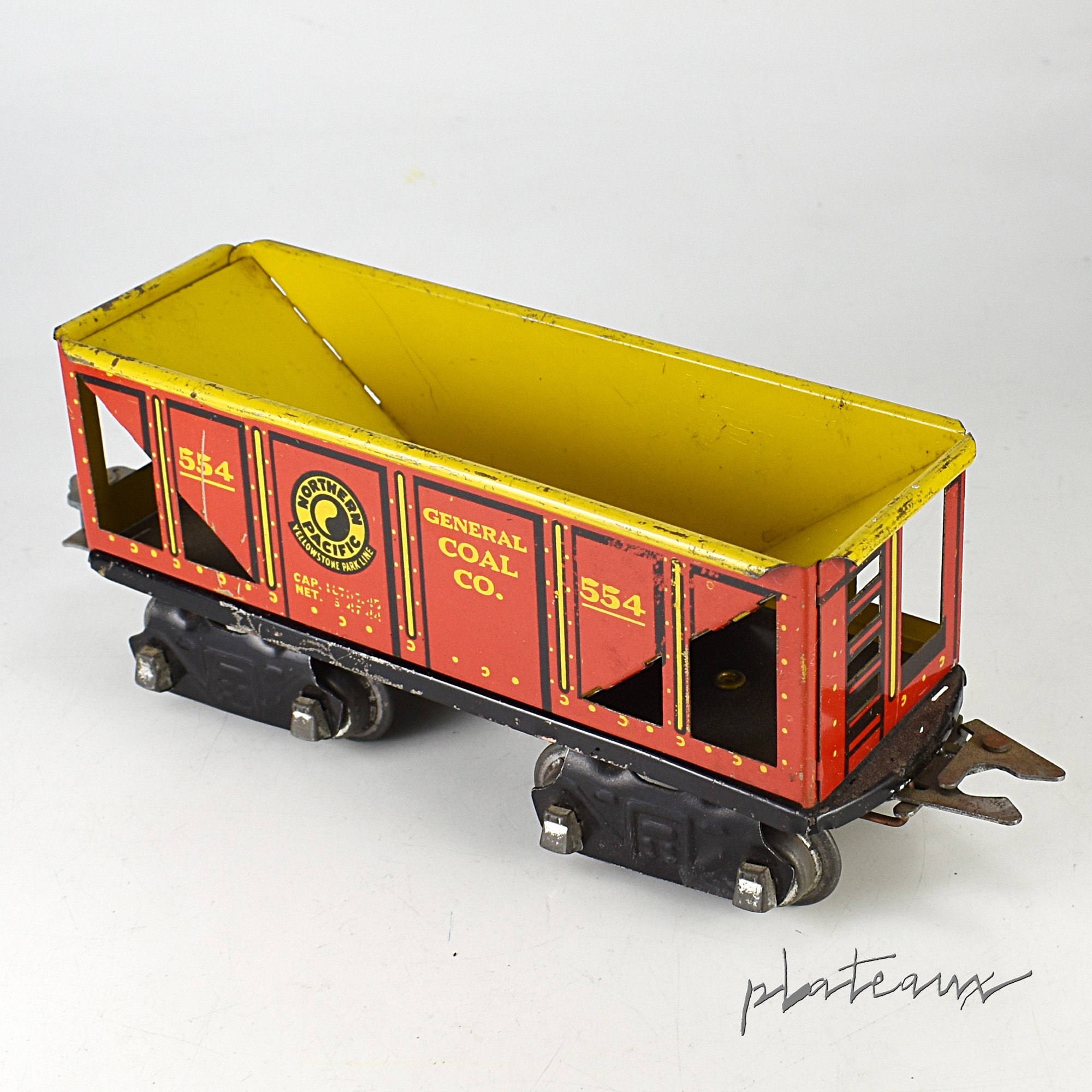 Marx 鉄道模型 CENTRAL COAL CO 554 石炭貨車 入荷写真