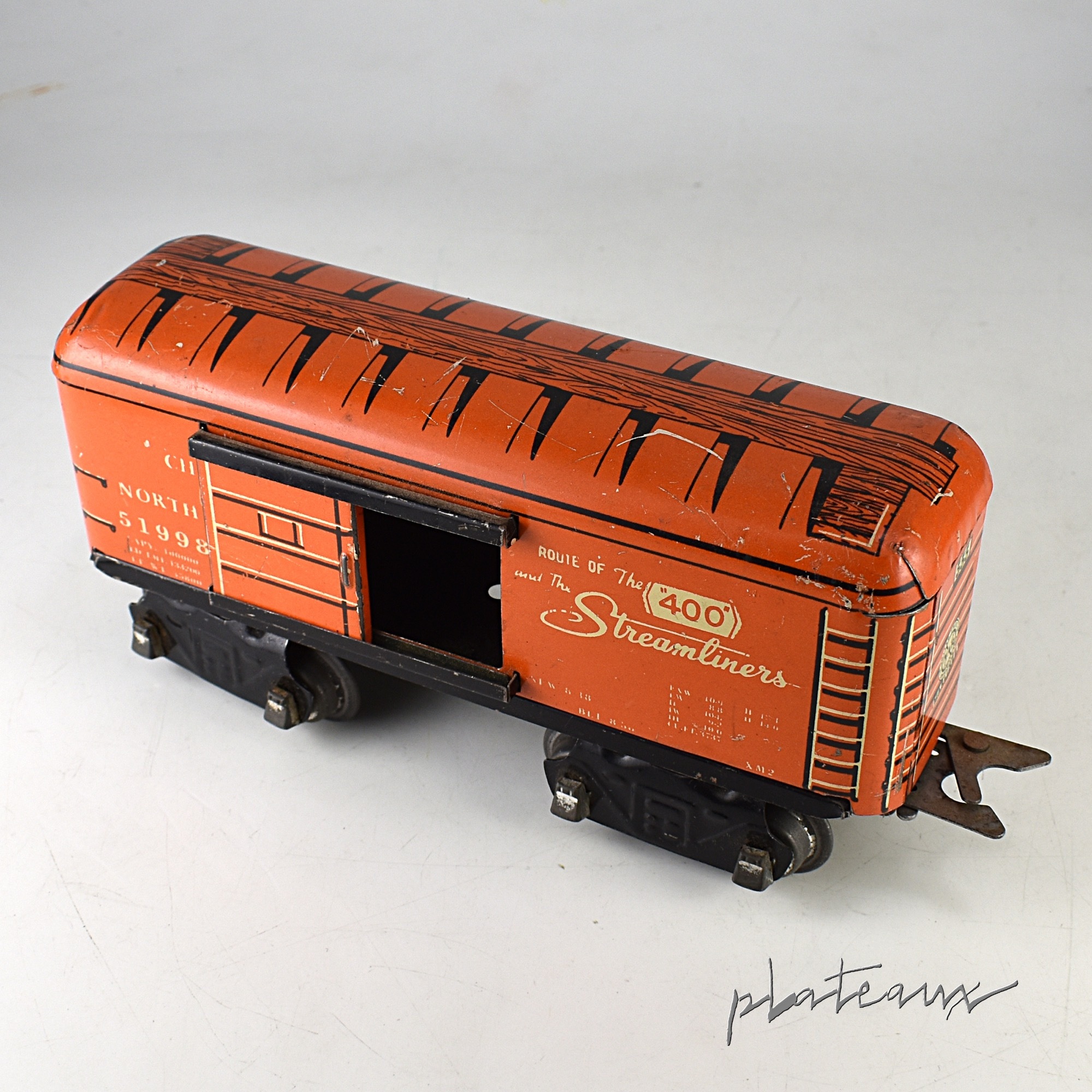 Marx 鉄道模型 CHICAGO AND NORTH WESTERN 51998 STREAMLINERS 貨車 入荷写真