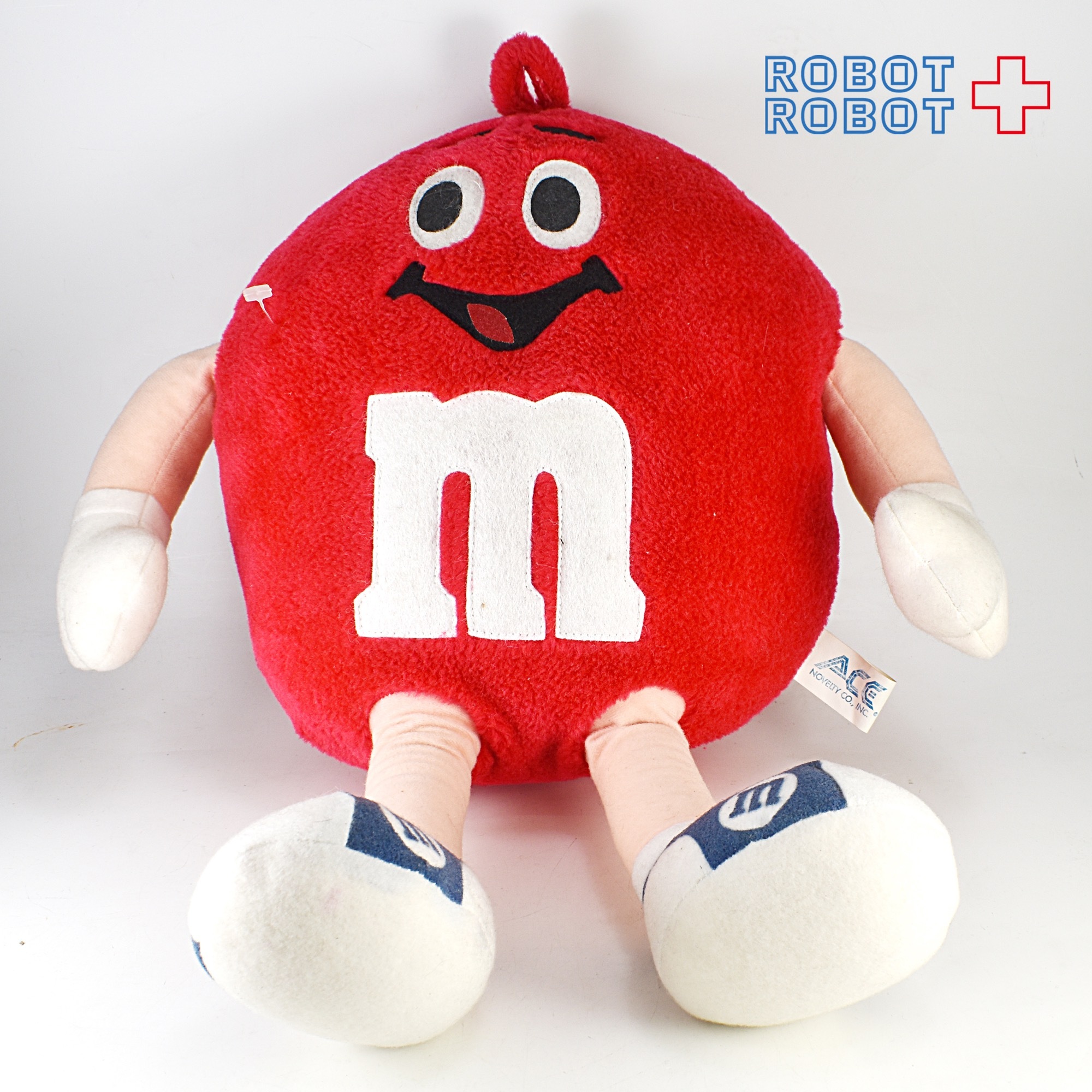 エースノベルティ M&M's ぬいぐるみ レッド エムアンドエムズ 企業物 入荷写真