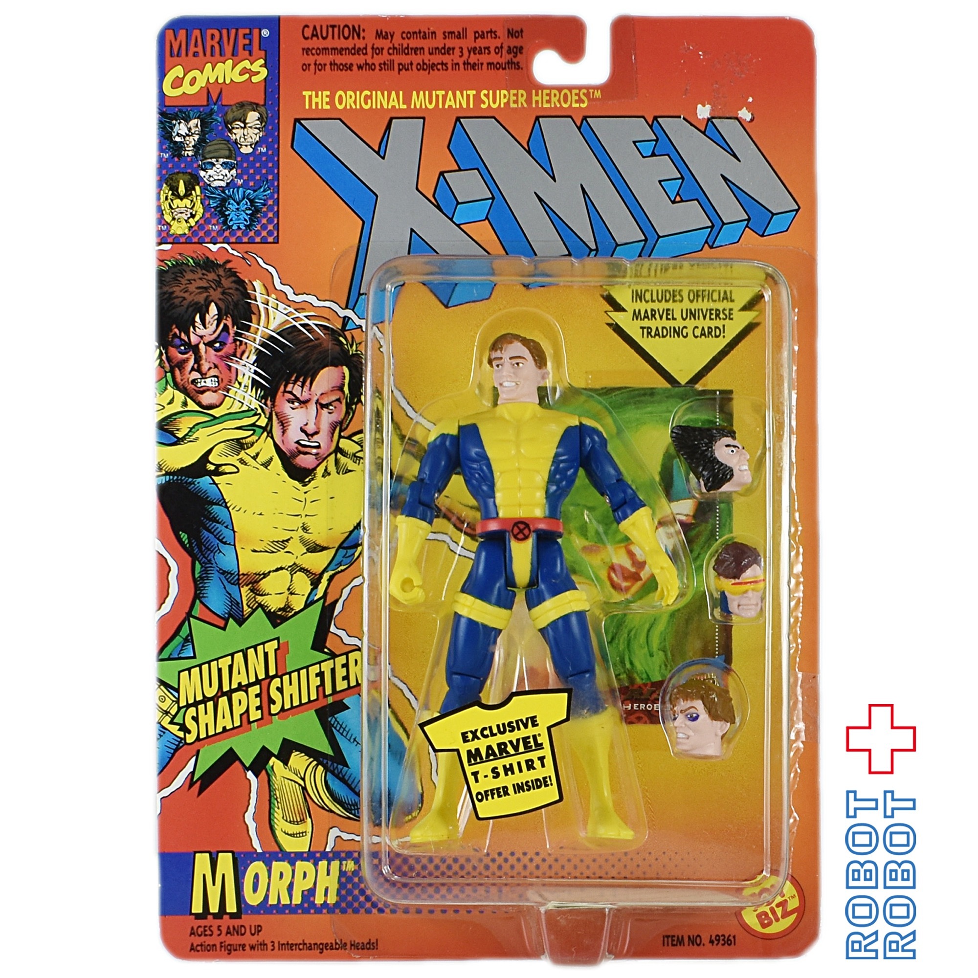 トイビズ X-MEN オリジナル ミュータント スーパー ヒーローズ モーフ 6インチ アクションフィギュア 1995 未開封 入荷写真