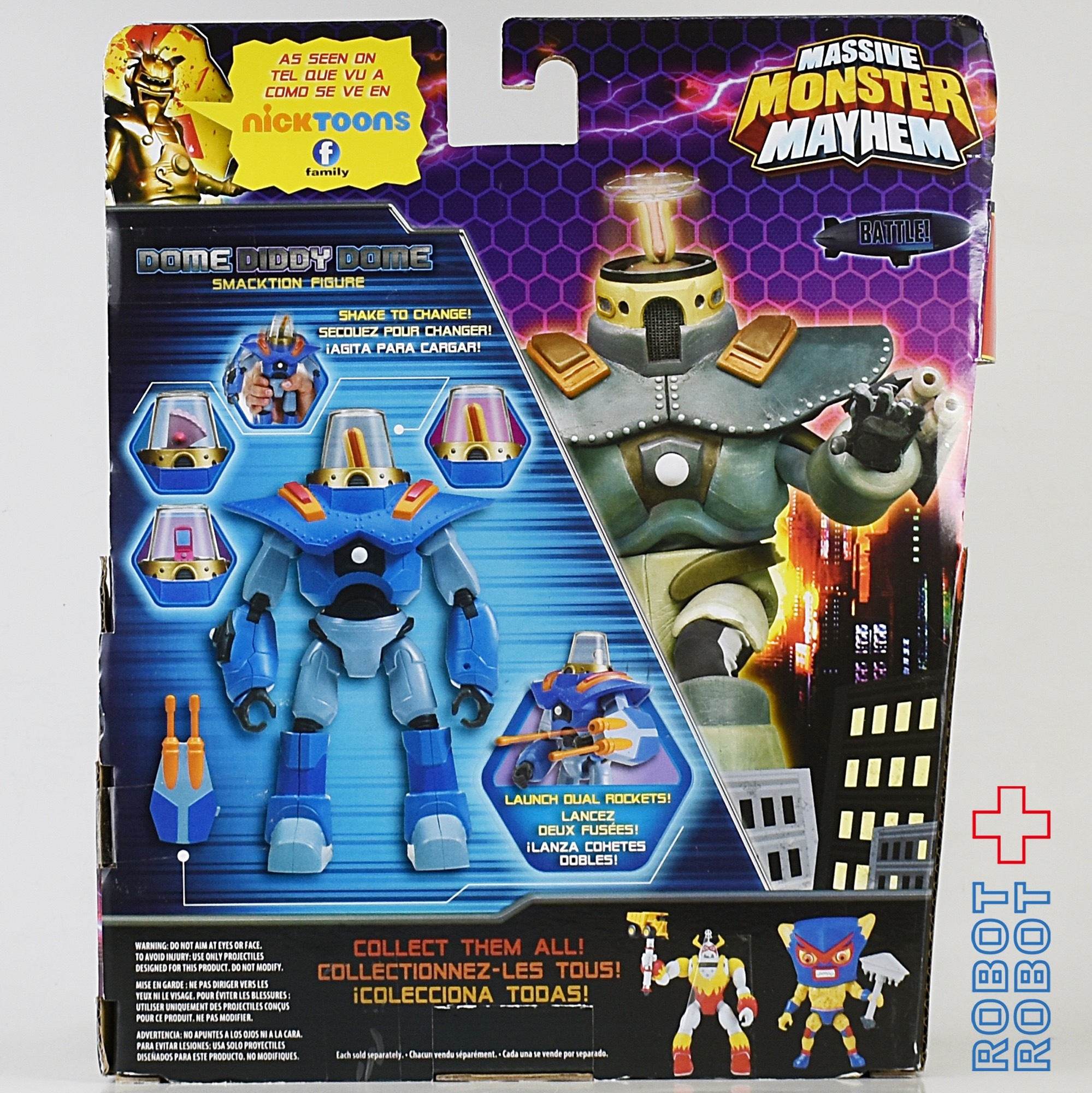 ニックトゥーンズ マッシブモンスターメイヘム ドームディディドーム アクションフィギュア 入荷写真