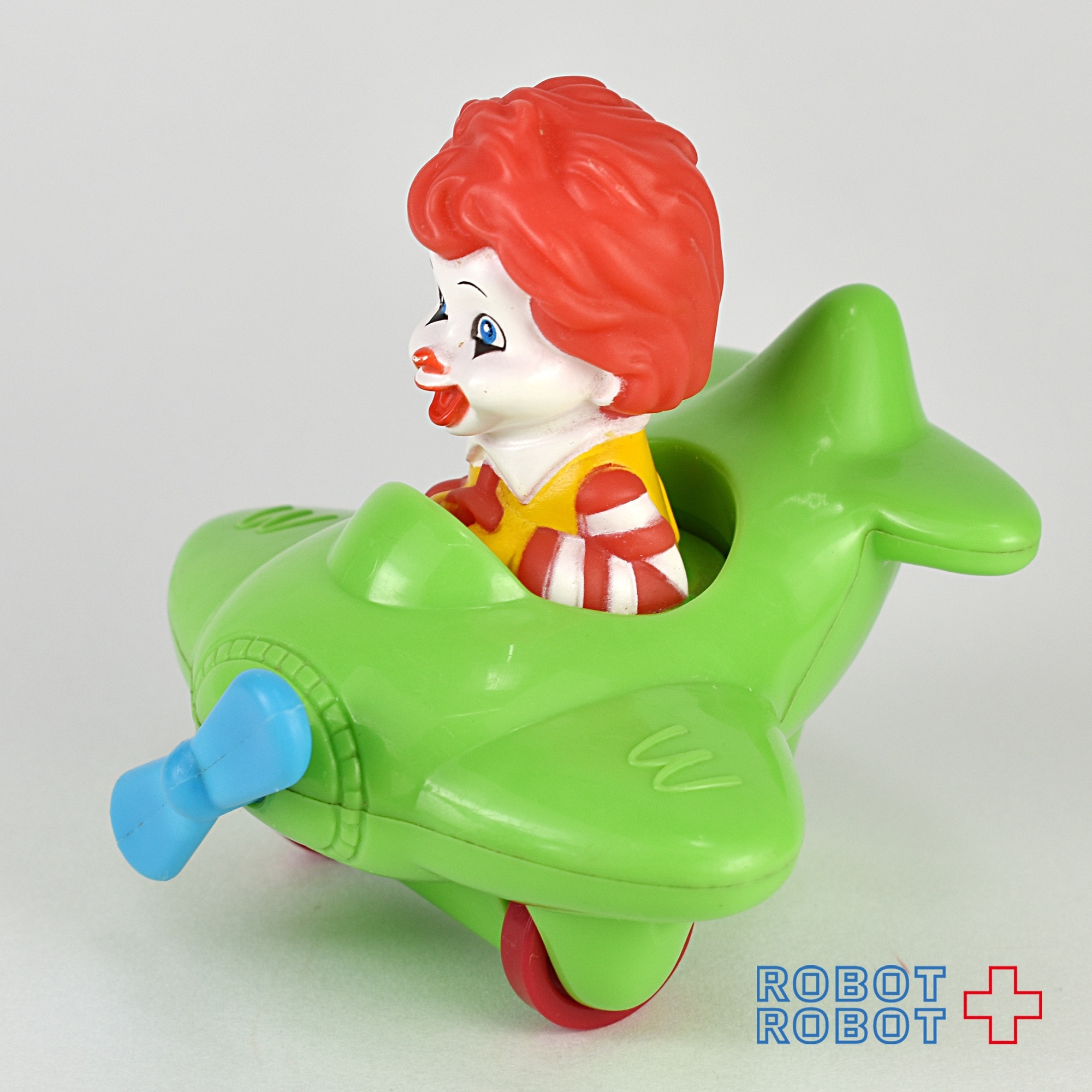 マクドナルド ベビーロナルド 飛行機 グリーン ハッピーミールトイ 入荷写真