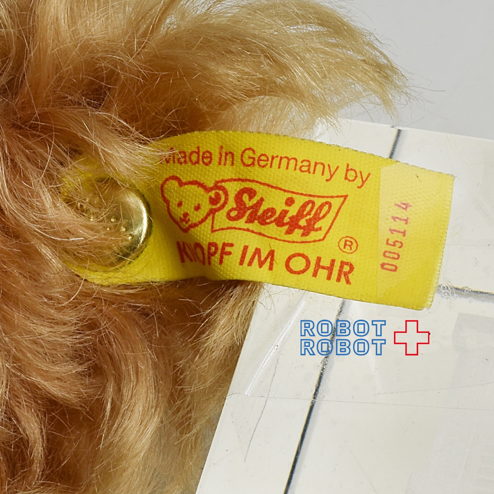 シュタイフ Steiff クラシック テディベア シナモン モヘア 入荷写真