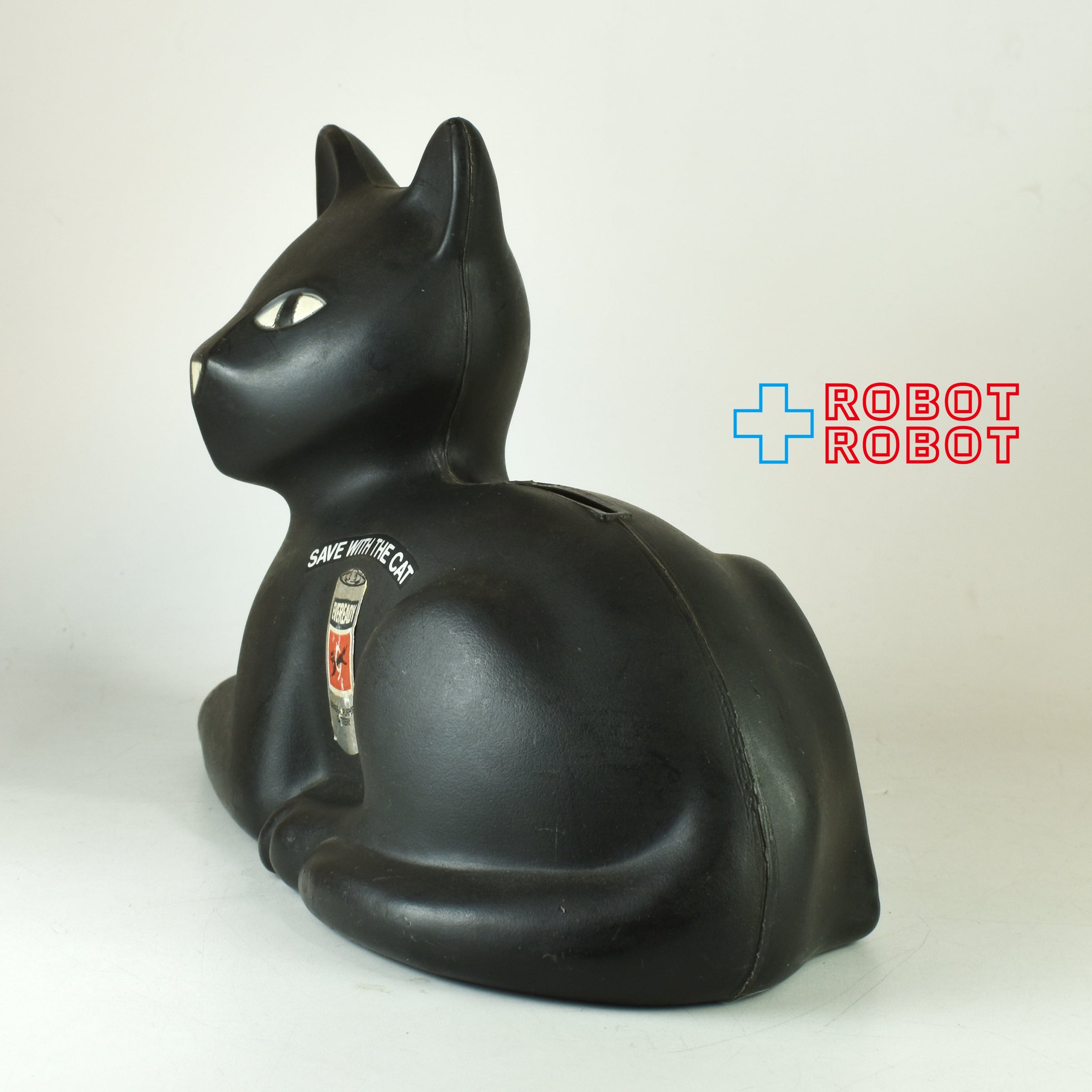 ユニオン・カーバイド エバーレディーバッテリー 黒猫 プラスチック 貯金箱 企業物