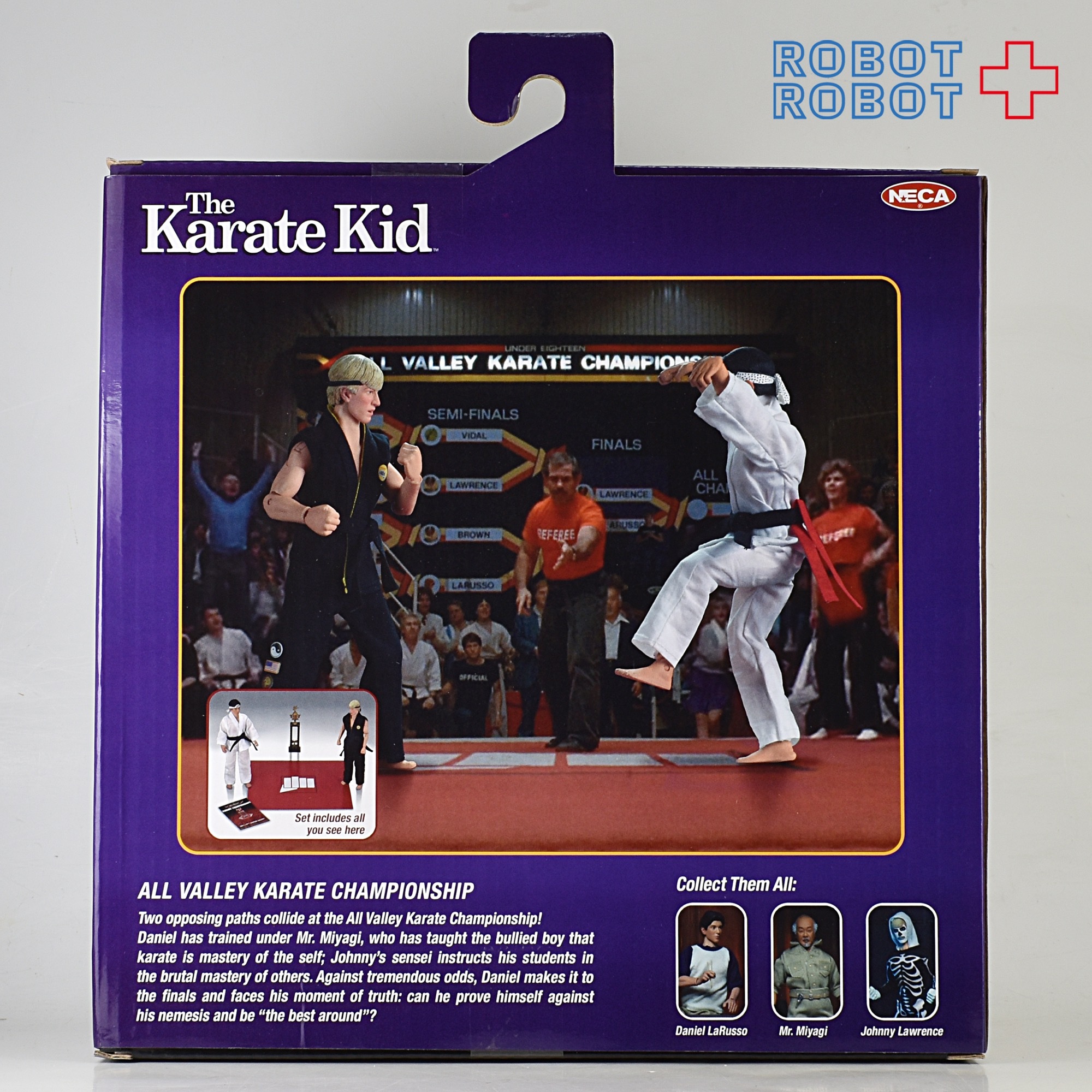 NECA ベストキッド ( カラテキッド ) ダニエル VS ジョニー トーナメント 8インチ アクションフィギュア 入荷写真