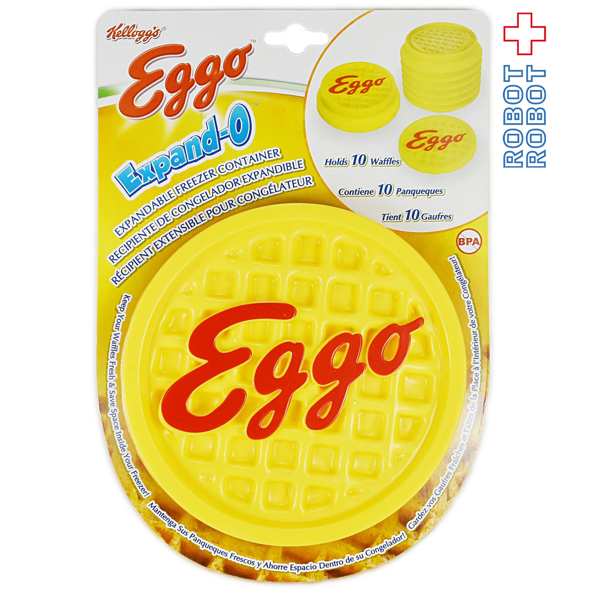 ケロッグ EGGO 伸びるコンテナ 企業物 入荷写真