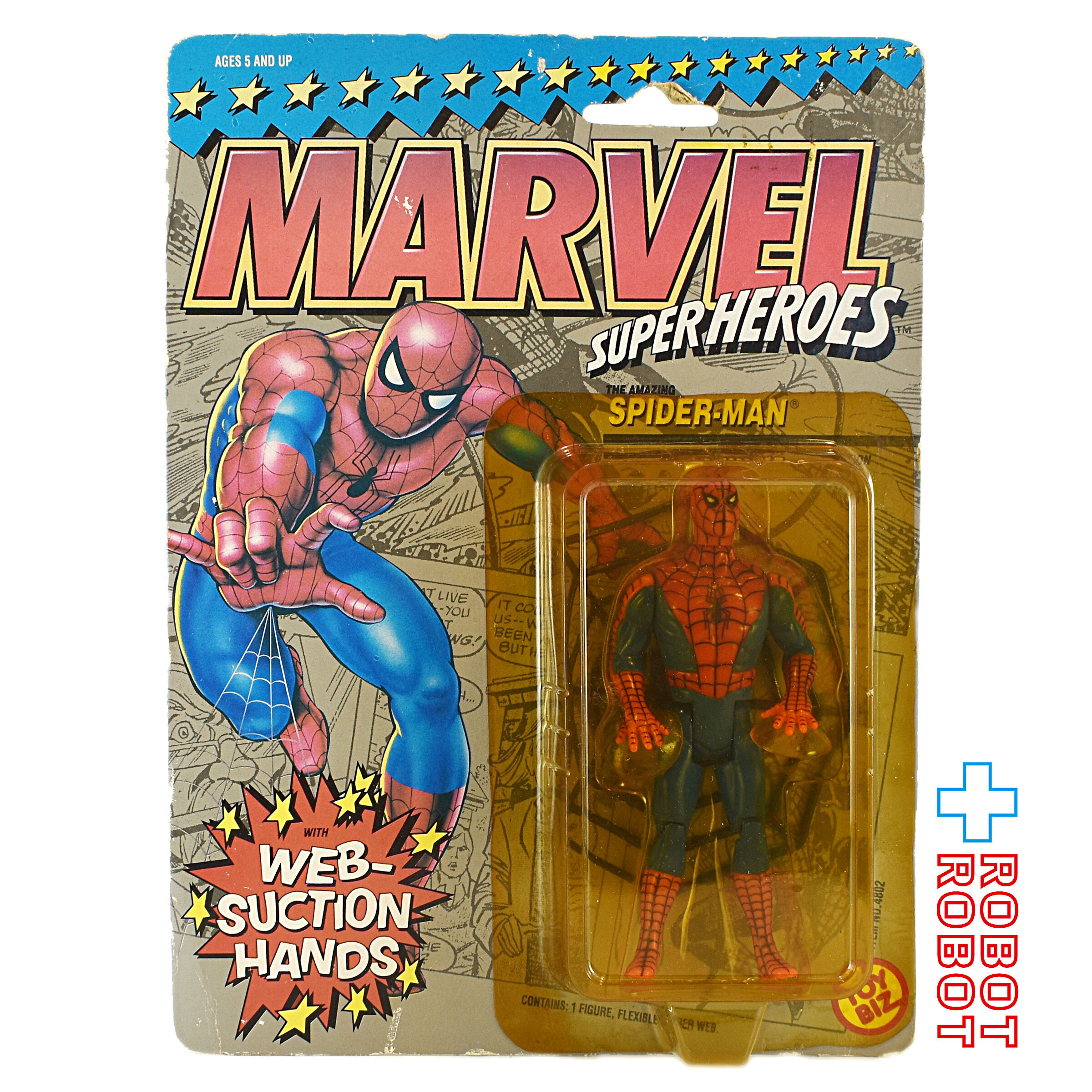 トイビズ マーベル・スーパーヒーローズ スパイダーマン ウェブサクションハンズ アクションフィギュア 入荷写真