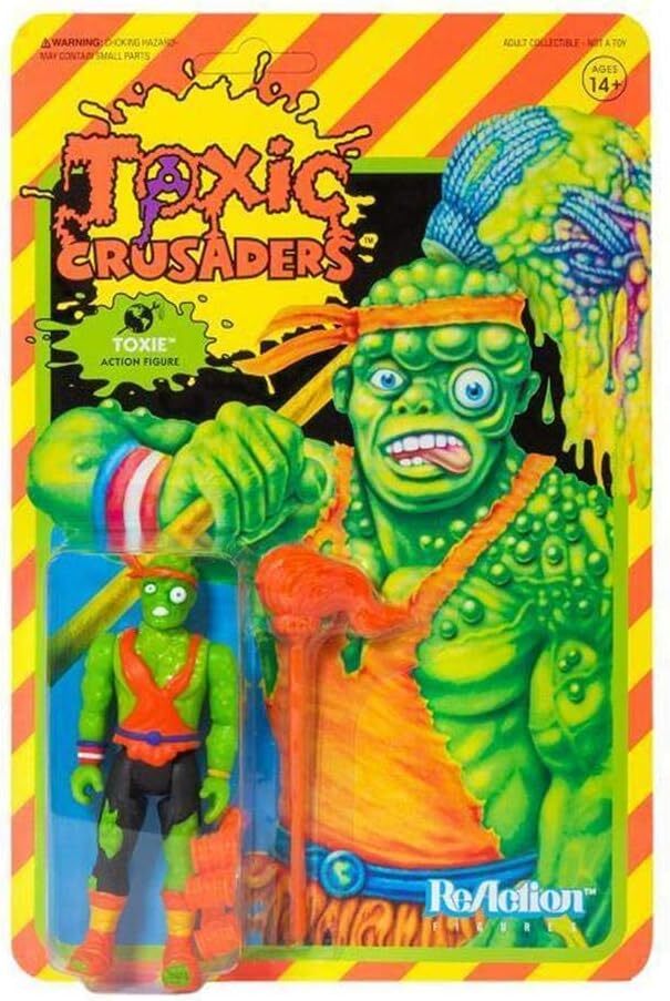 スーパー7 リ・アクション 悪魔の毒々モンスター トキシー 3.75インチ アクションフィギュア 未開封 ※台紙にシワ 入荷写真