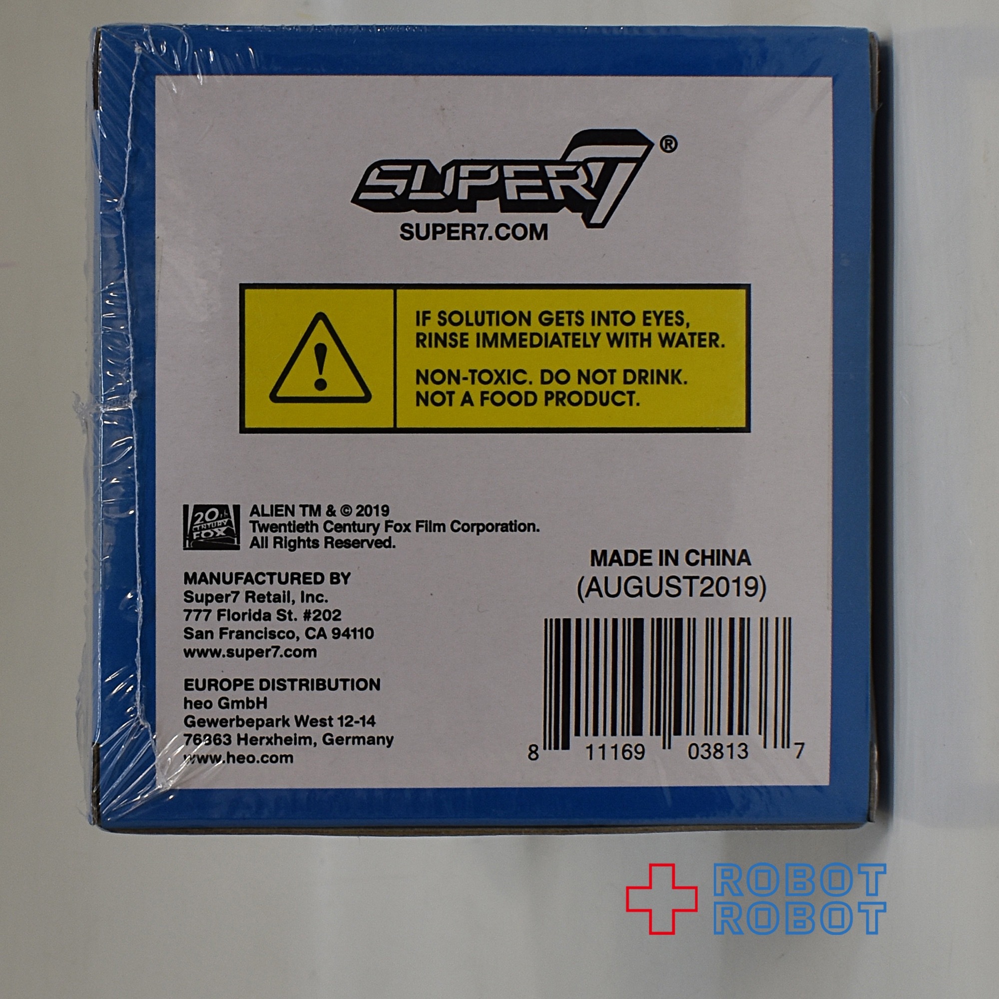 SUPER7 エイリアン ゼノモーフ ソーキー シャンプーボトル 入荷写真