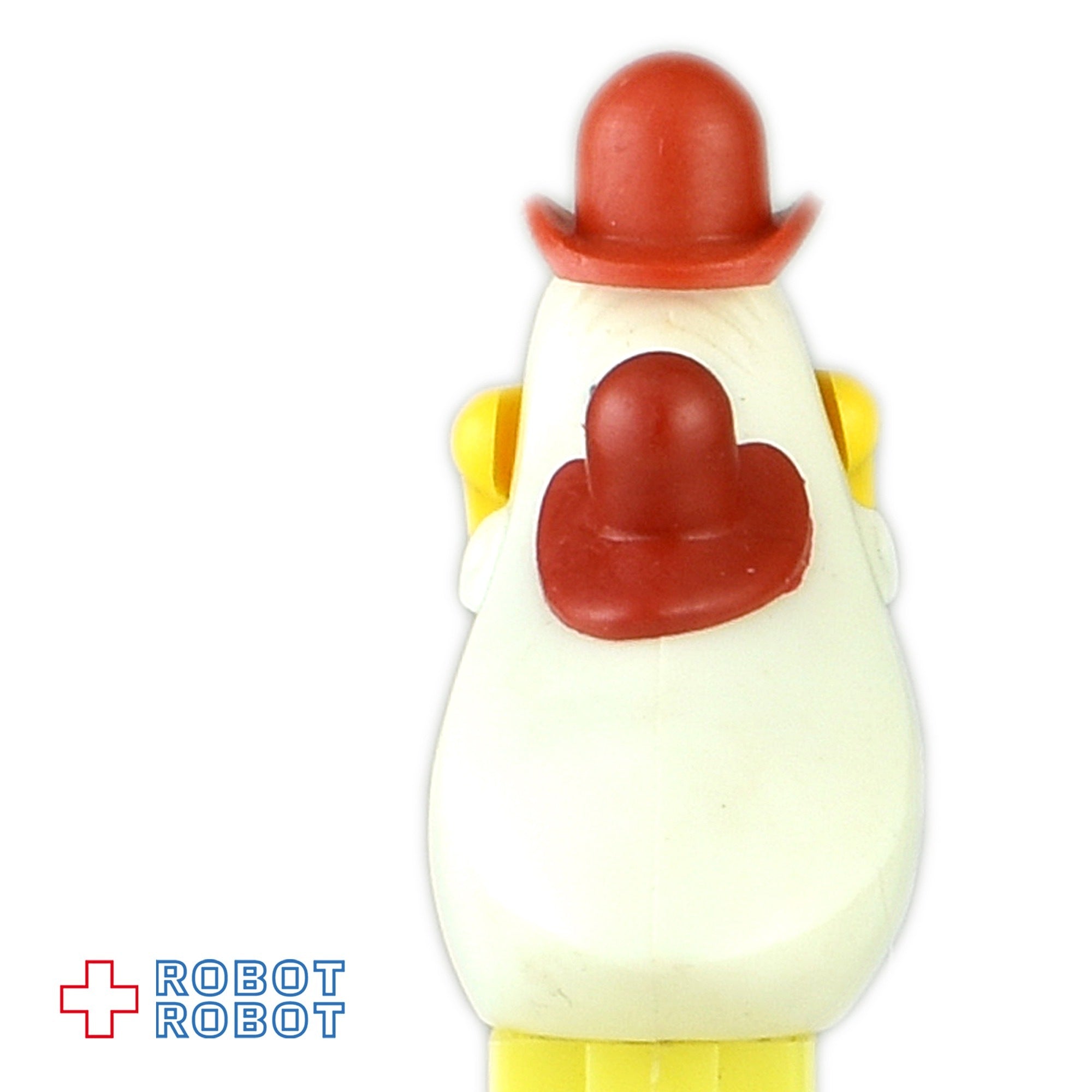 PEZ ロングフェイスクラウン 赤帽子/赤鼻/黄髪 足なし 黄ステム 3.4 入荷写真