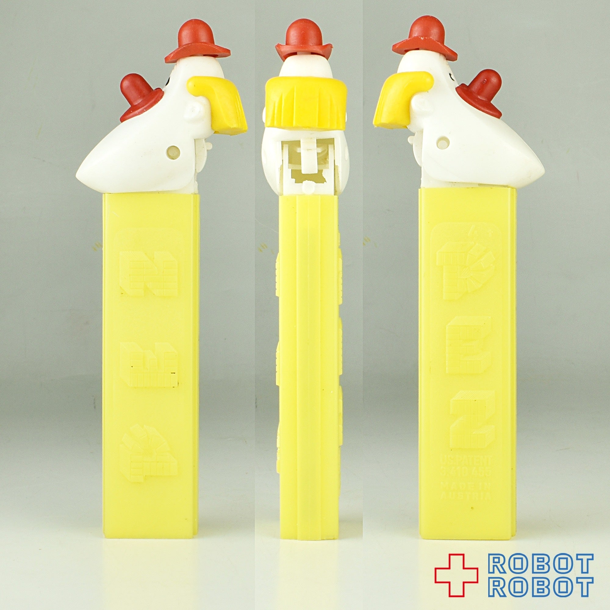 PEZ ロングフェイスクラウン 赤帽子/赤鼻/黄髪 足なし 黄ステム 3.4 入荷写真