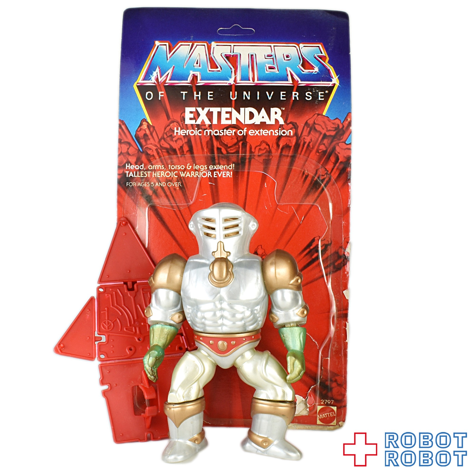 マテル ヒーマン MOTUオリジナルエクステンダー アクションフィギュア 武器、台紙付 入荷写真