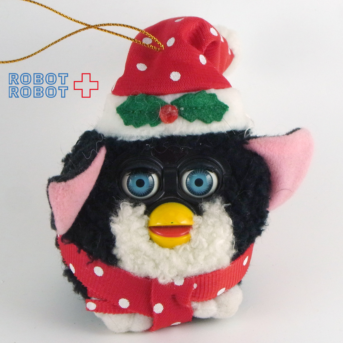 ファービークリスマスオーナメントぬいぐるみ ブラックXホワイト 入荷写真