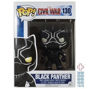 ファンコ POP! 130 マーベル シビル・ウォー ブラックパンサー ビニールフィギュア 箱入 入荷写真