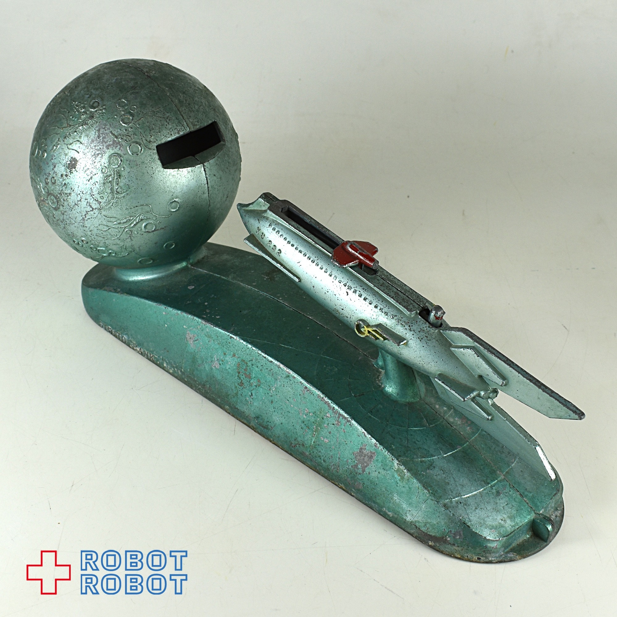 月と宇宙ロケット コインシューティング ダイキャスト貯金箱 入荷写真