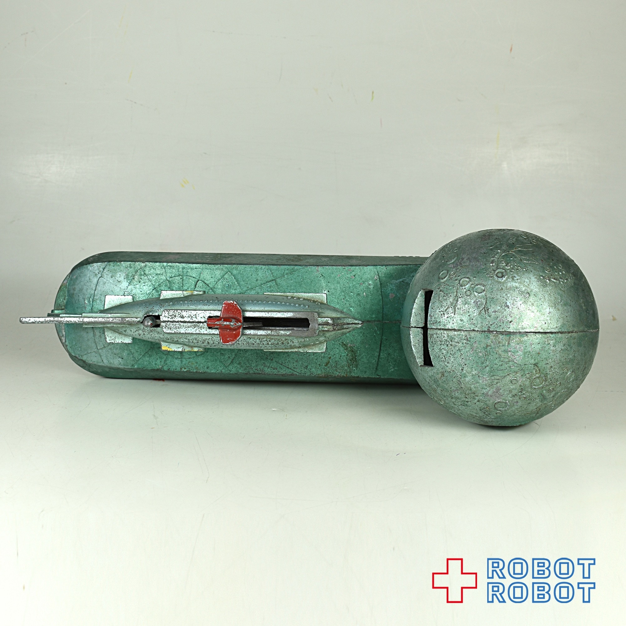 月と宇宙ロケット コインシューティング ダイキャスト貯金箱 入荷写真