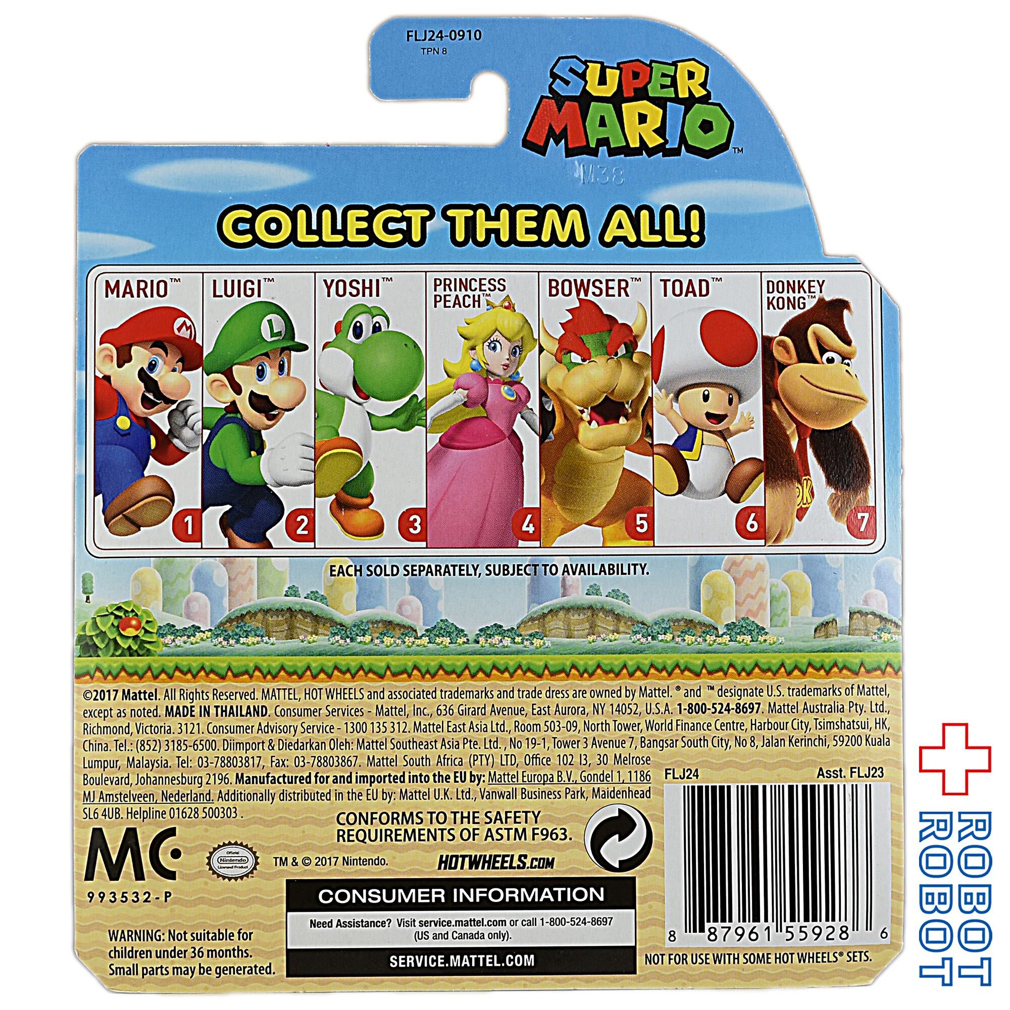 ホットウィール スーパーマリオ キャラクターカーズ 7種セット 入荷写真