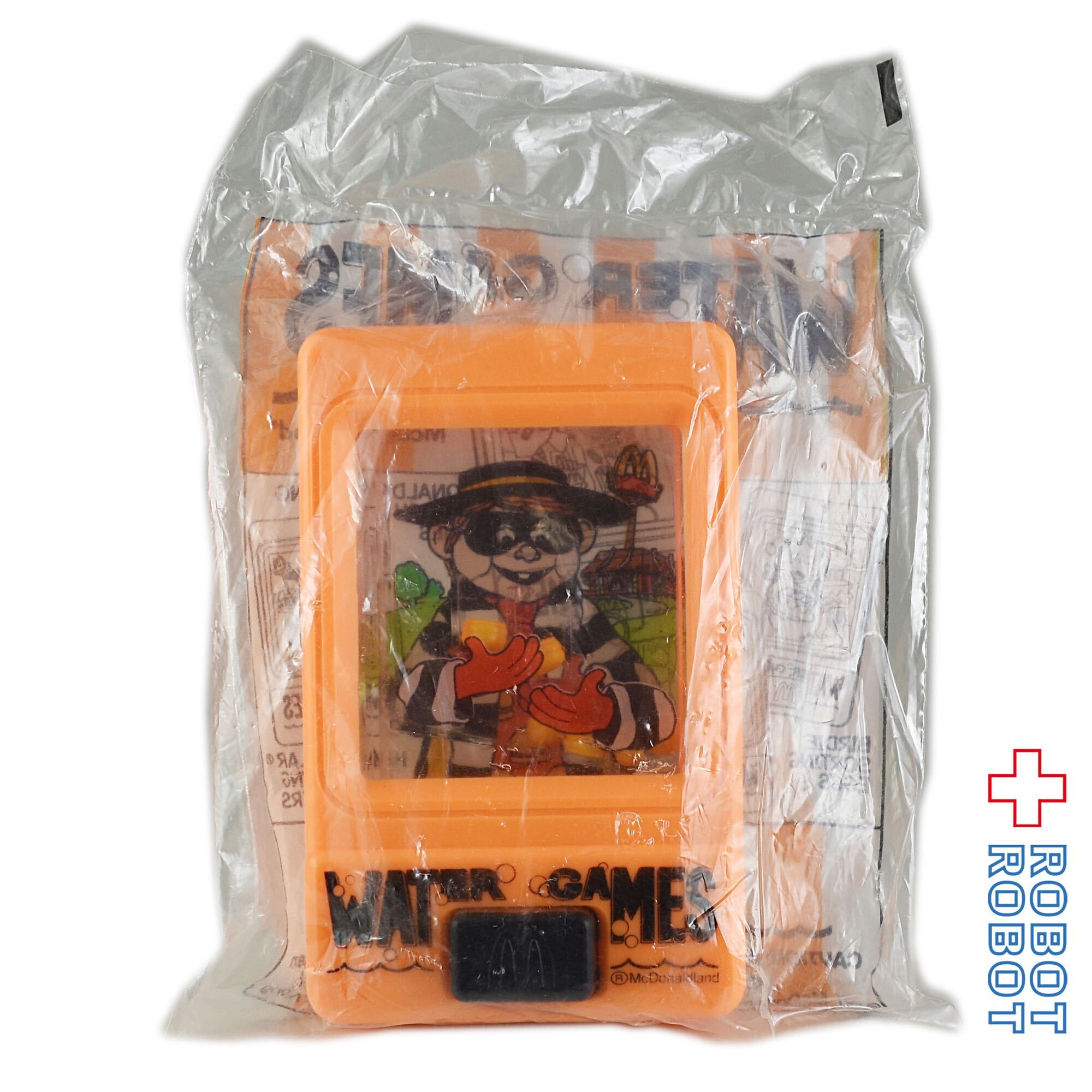 マクドナルド ウォーターゲーム ４種セット 袋入 ハッピーミールトイ 1992 入荷写真