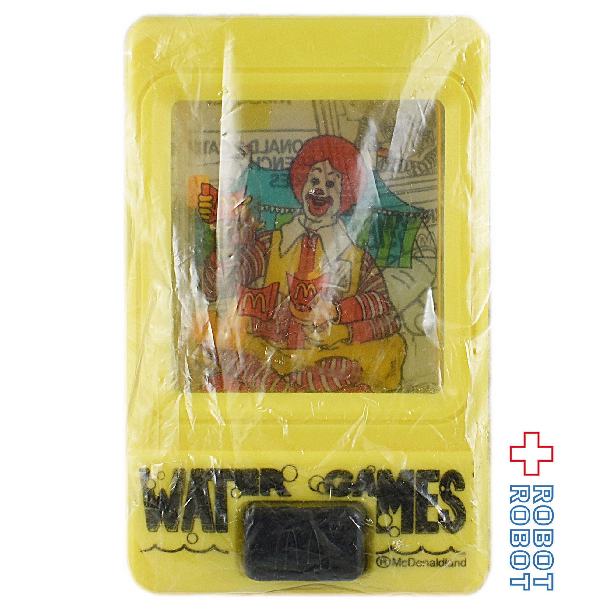 マクドナルド ウォーターゲーム ４種セット 袋入 ハッピーミールトイ 1992 入荷写真