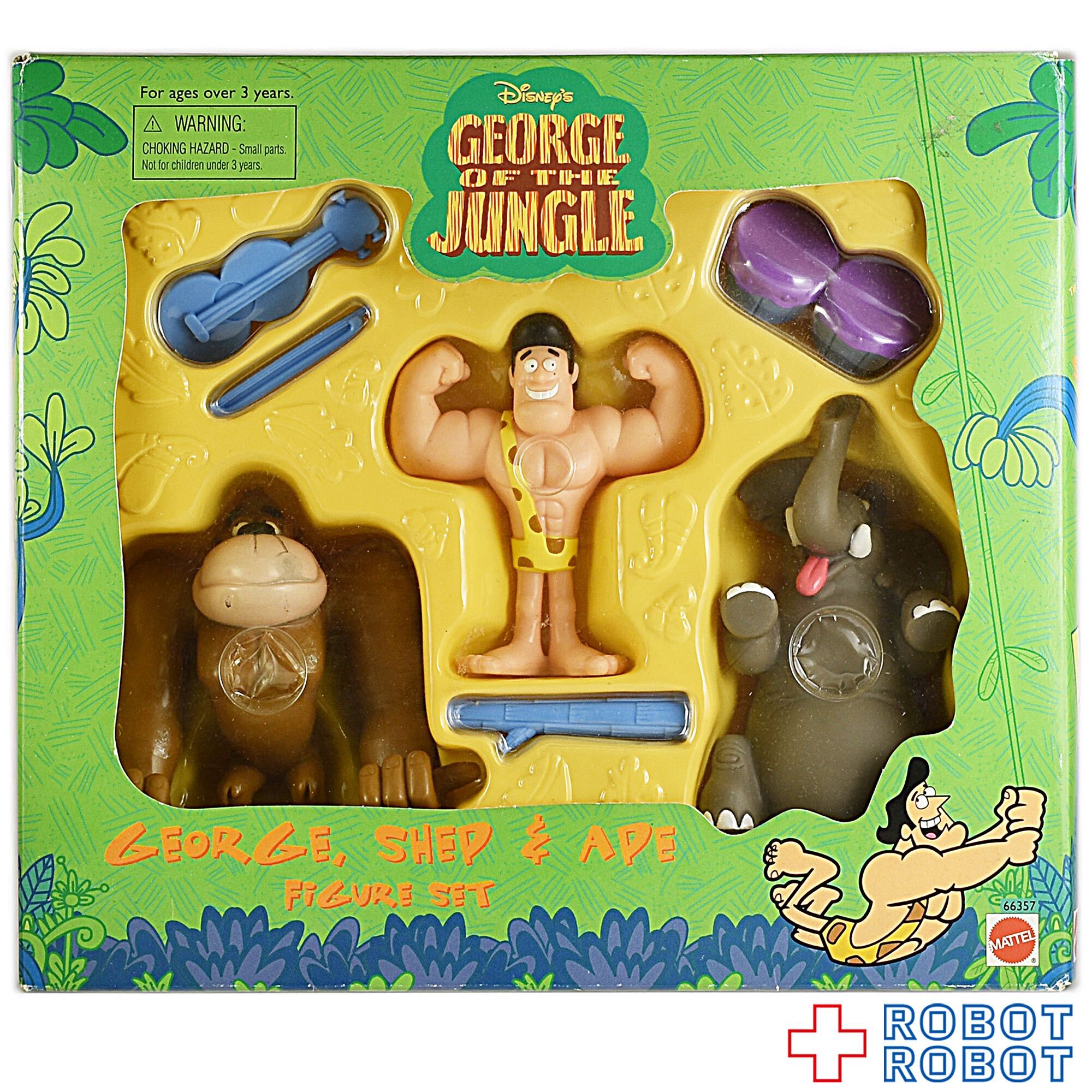 マテル ディズニー ジャングル・ジョージ フィギュアセット 箱入 入荷写真