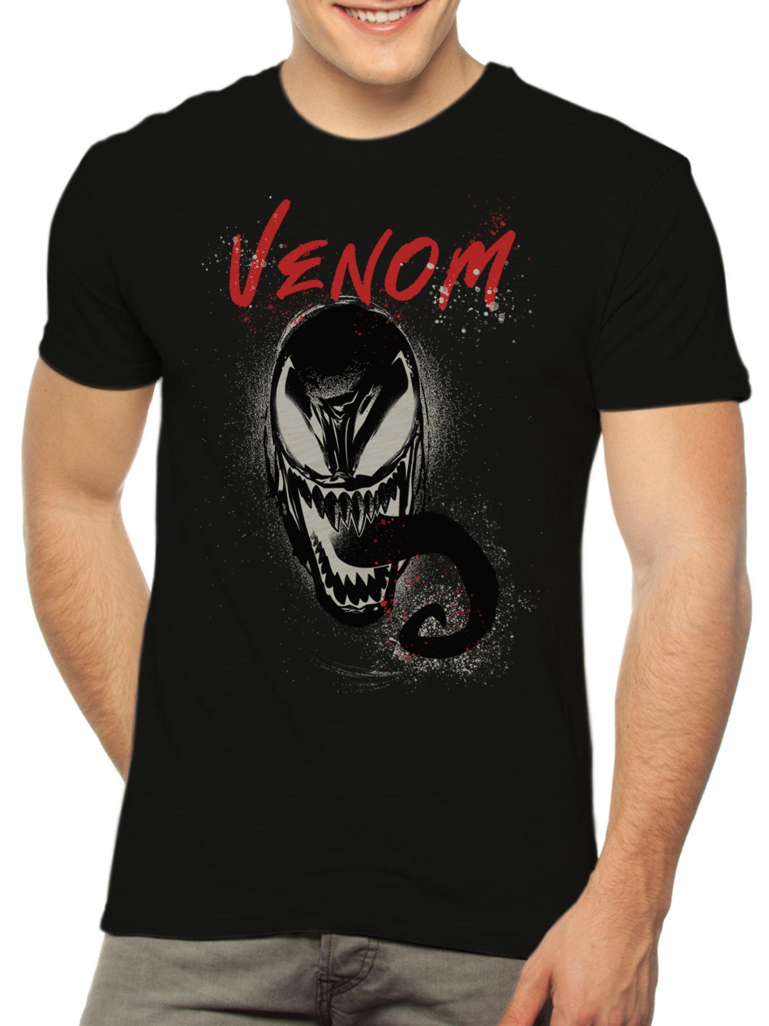 マーベル ヴェノム エアーブラシ・タン グラフィック Tシャツ 入荷写真