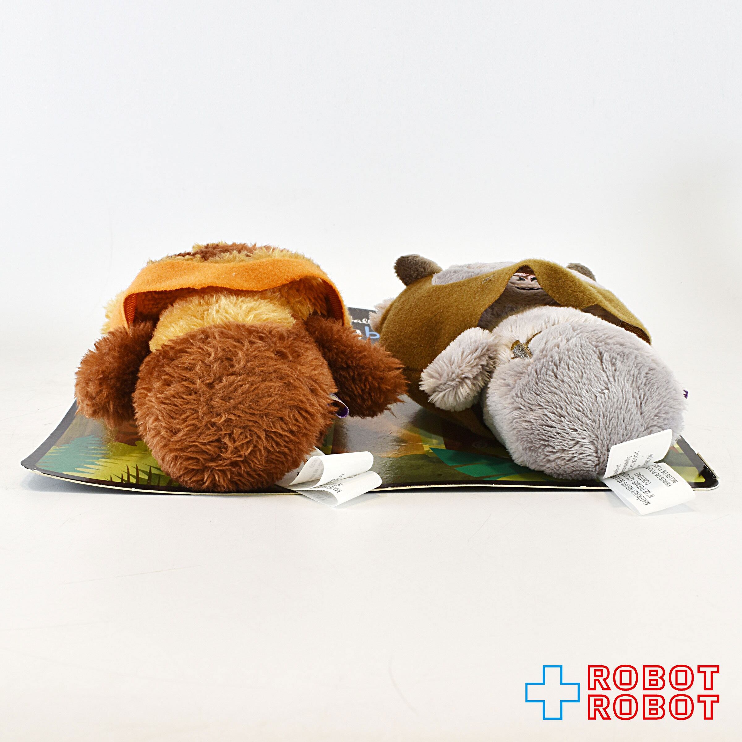 スター・ウォーズホールマーク ウィケット＆チャーパ酋長 イウォーク itty bittys マスコットぬいぐるみ人形 台紙付 入荷写真