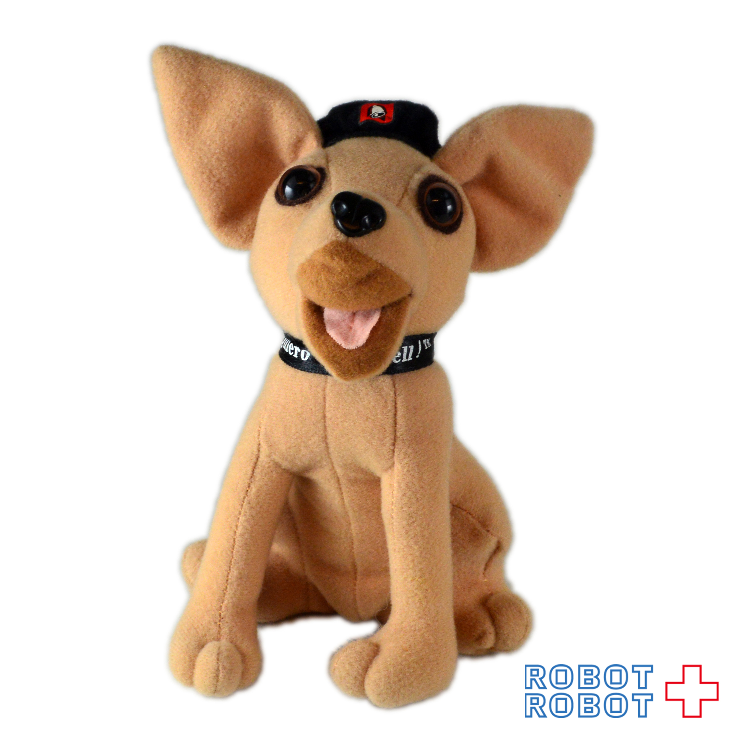 タコベル チワワ犬 黒帽子 ミニぬいぐる人形 アプローズ社 入荷写真