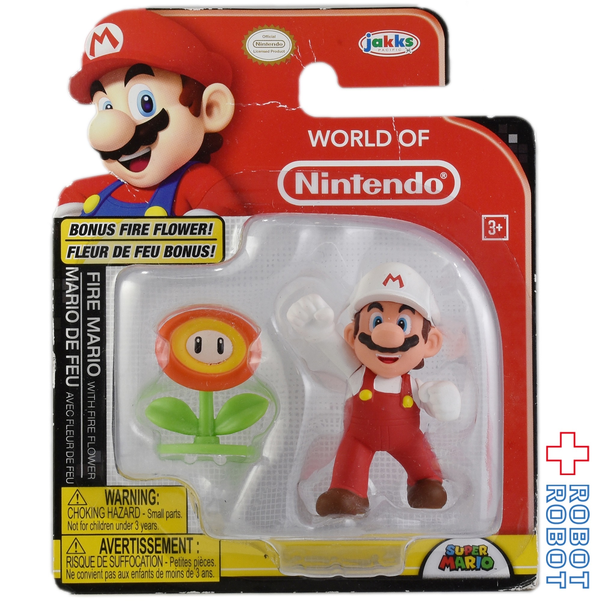 ワールドオブニンテンドー スーパーマリオ ファイアマリオ w/ ファイアフラワー 2.5インチ アクションフィギュア 入荷写真