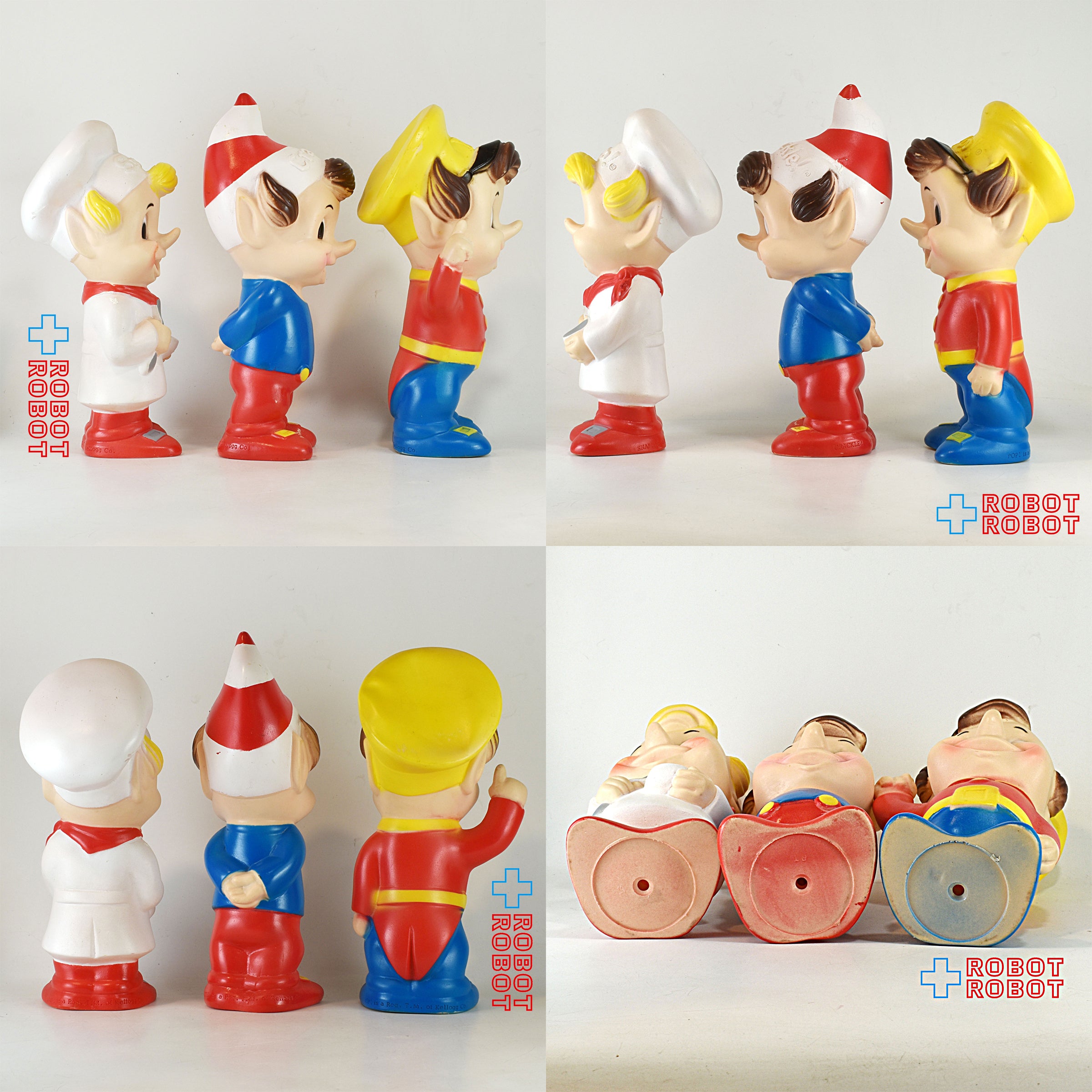 ケロッグ スナップ！クラックル！ポップ！ソフビフィギュア ３体セット 企業物